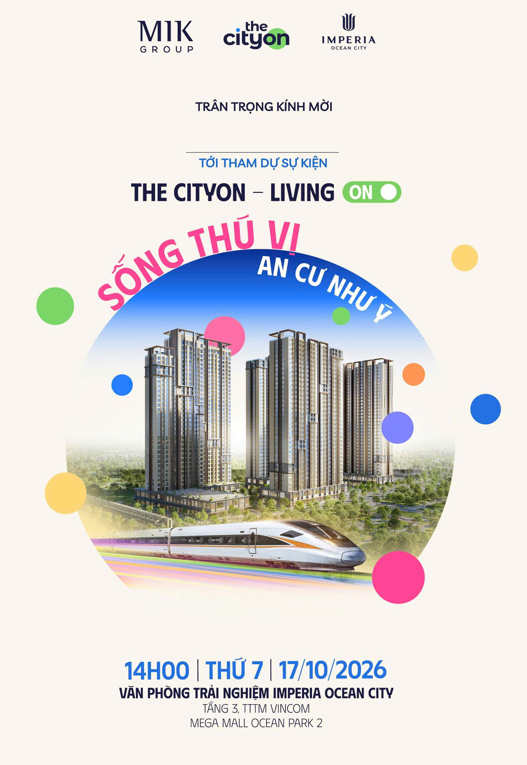 THE CITYON – LIVING ON "SỐNG THÚ VỊ – AN CƯ NHƯ Ý" 🌈