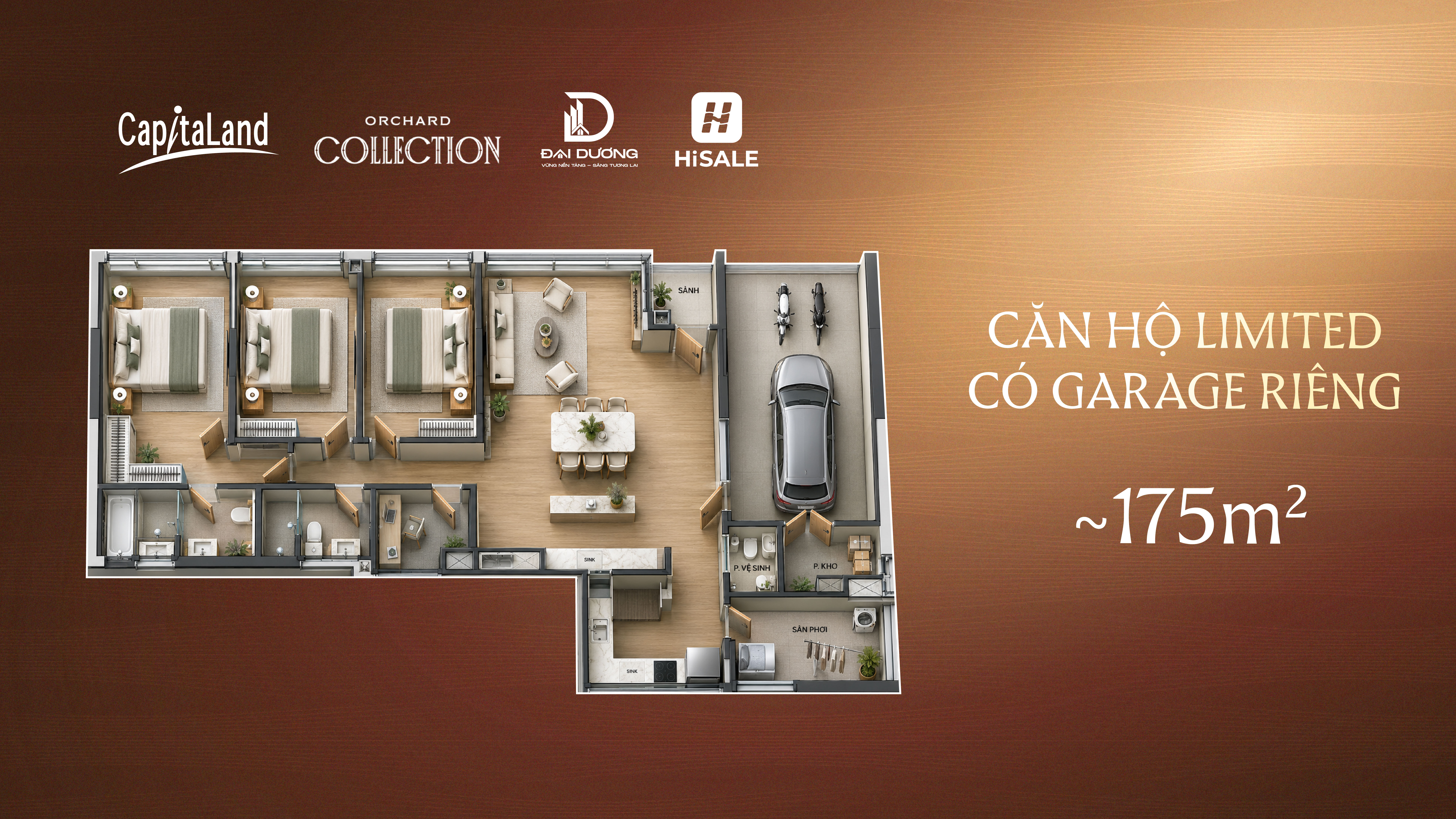 CĂN HỘ LIMITED CÓ GARAGE RIÊNG