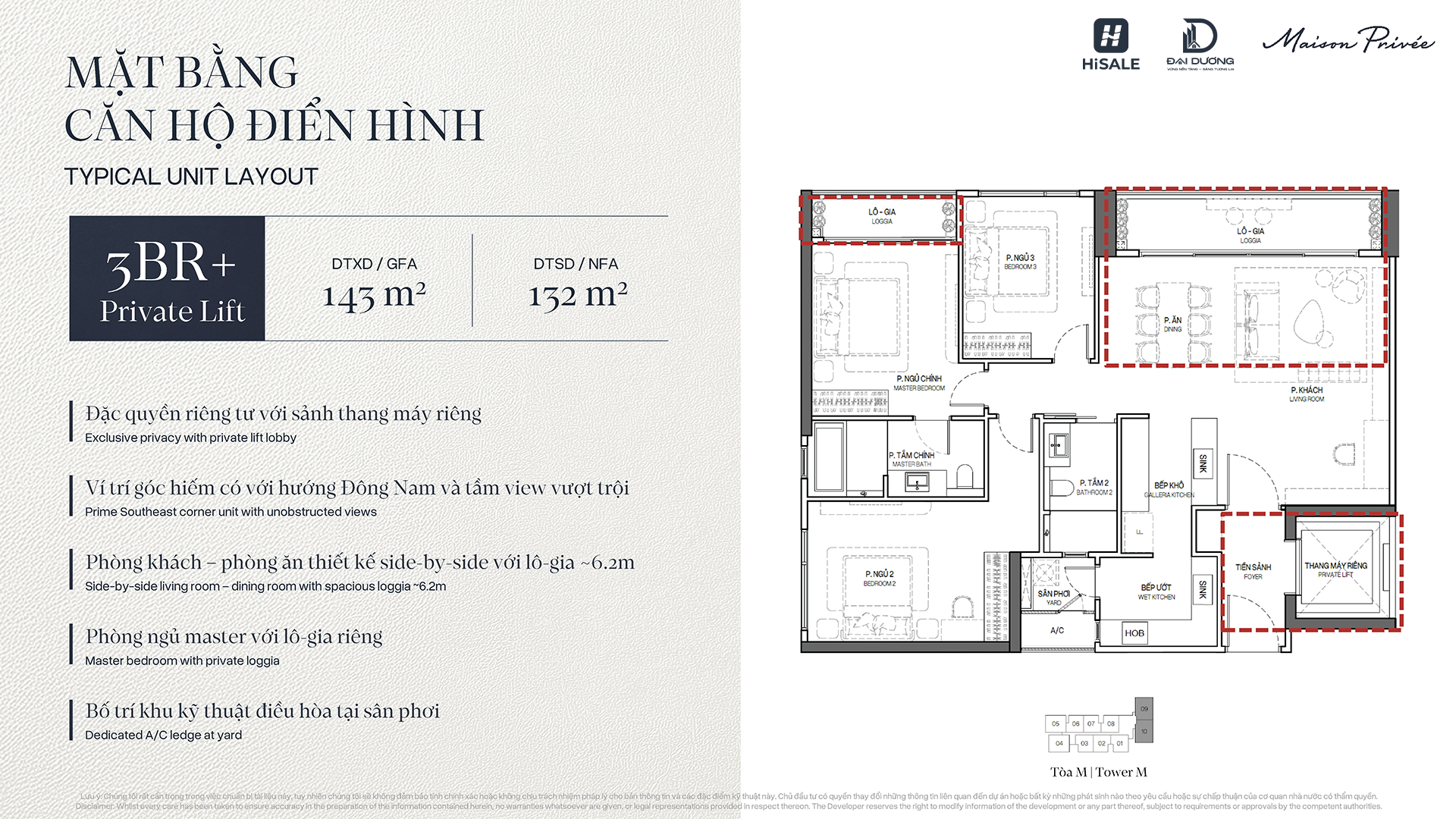 3BR+ PRIVATE LIFT - ảnh 4