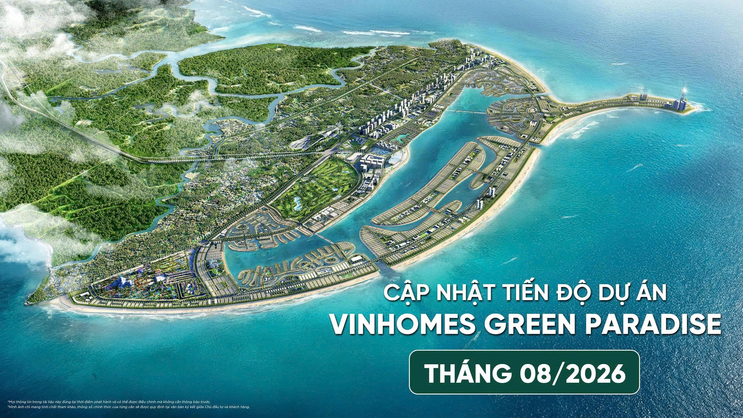CẬP NHẬT TIẾN ĐỘ DỰ ÁN VINHOMES GREEN PARADISE CẦN GIỜ T8/2026