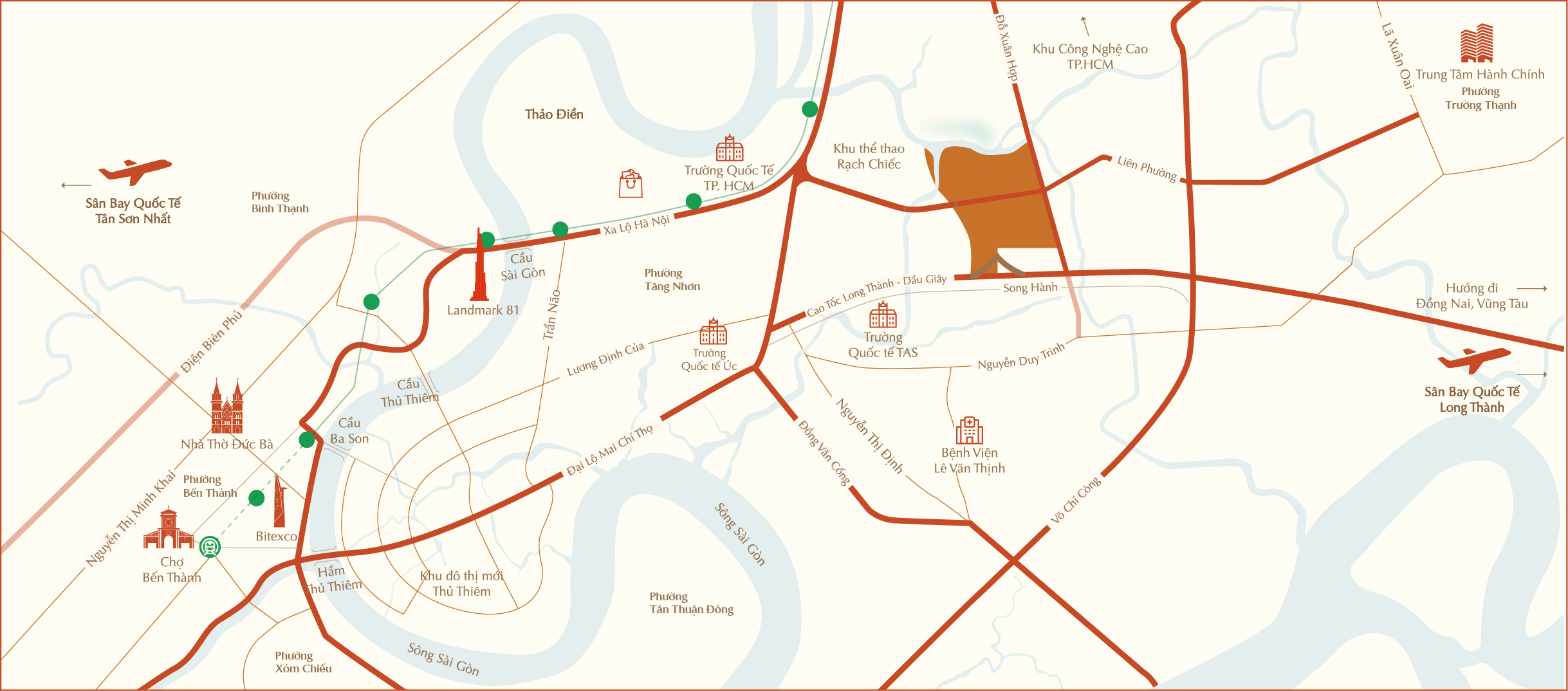 Vị trí dự án MASTERI PARK PLACE