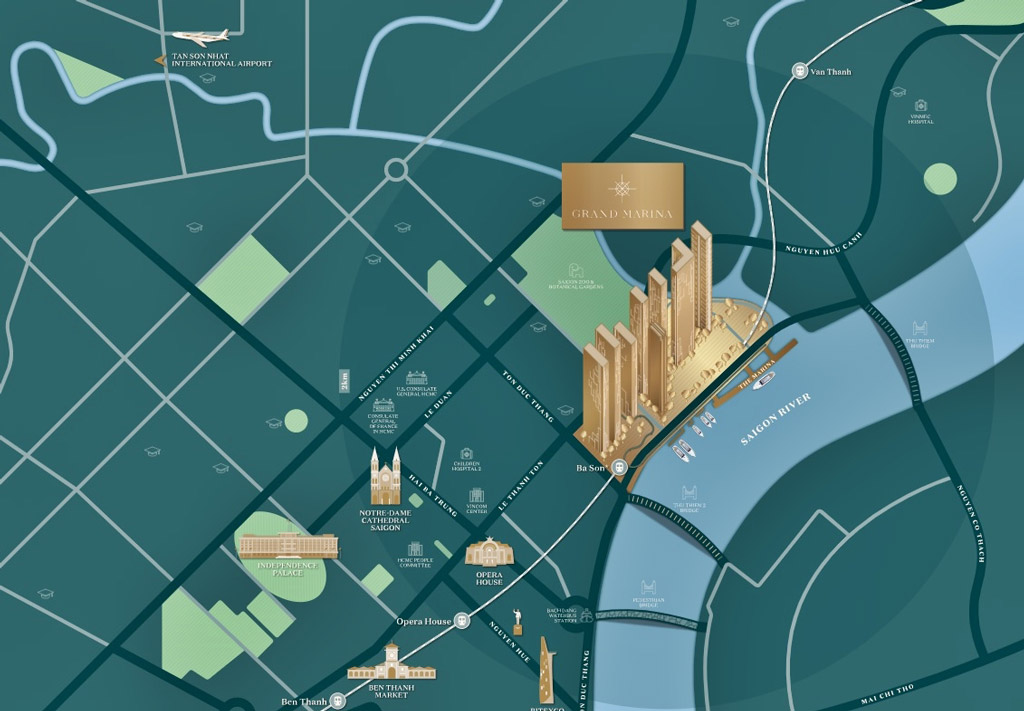 Vị trí dự án GRAND MARINA