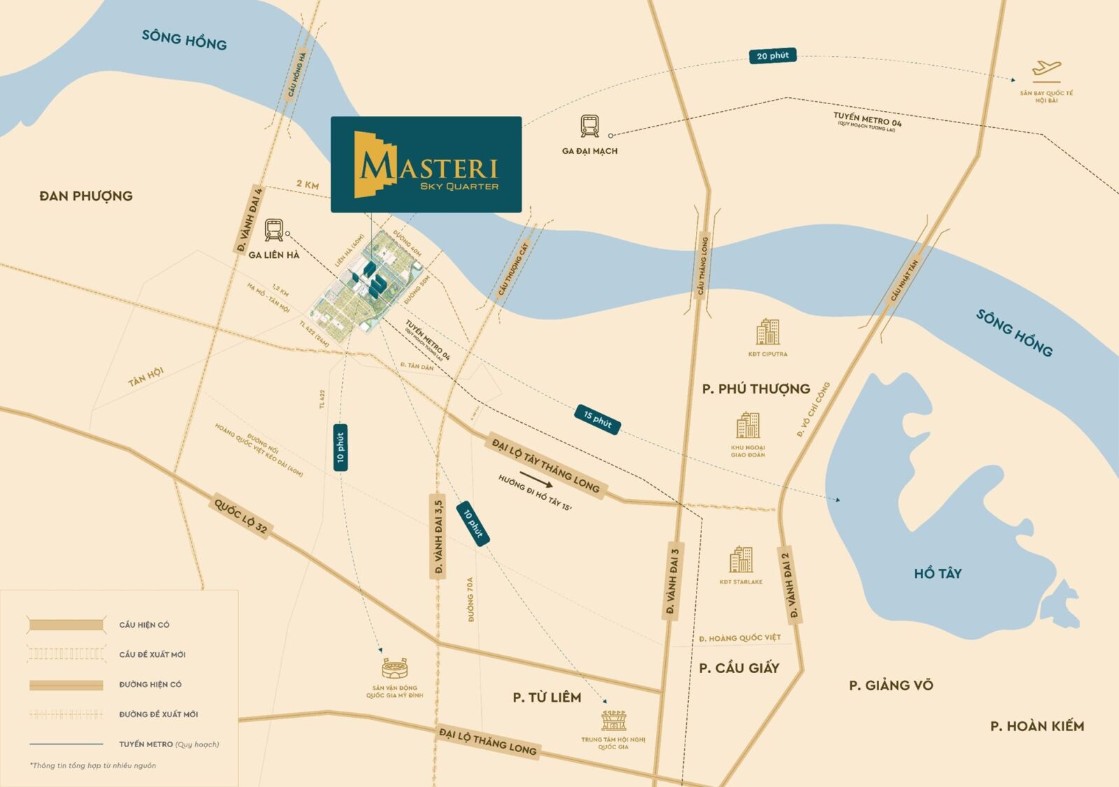 Vị trí dự án MASTERI SKY QUARTER