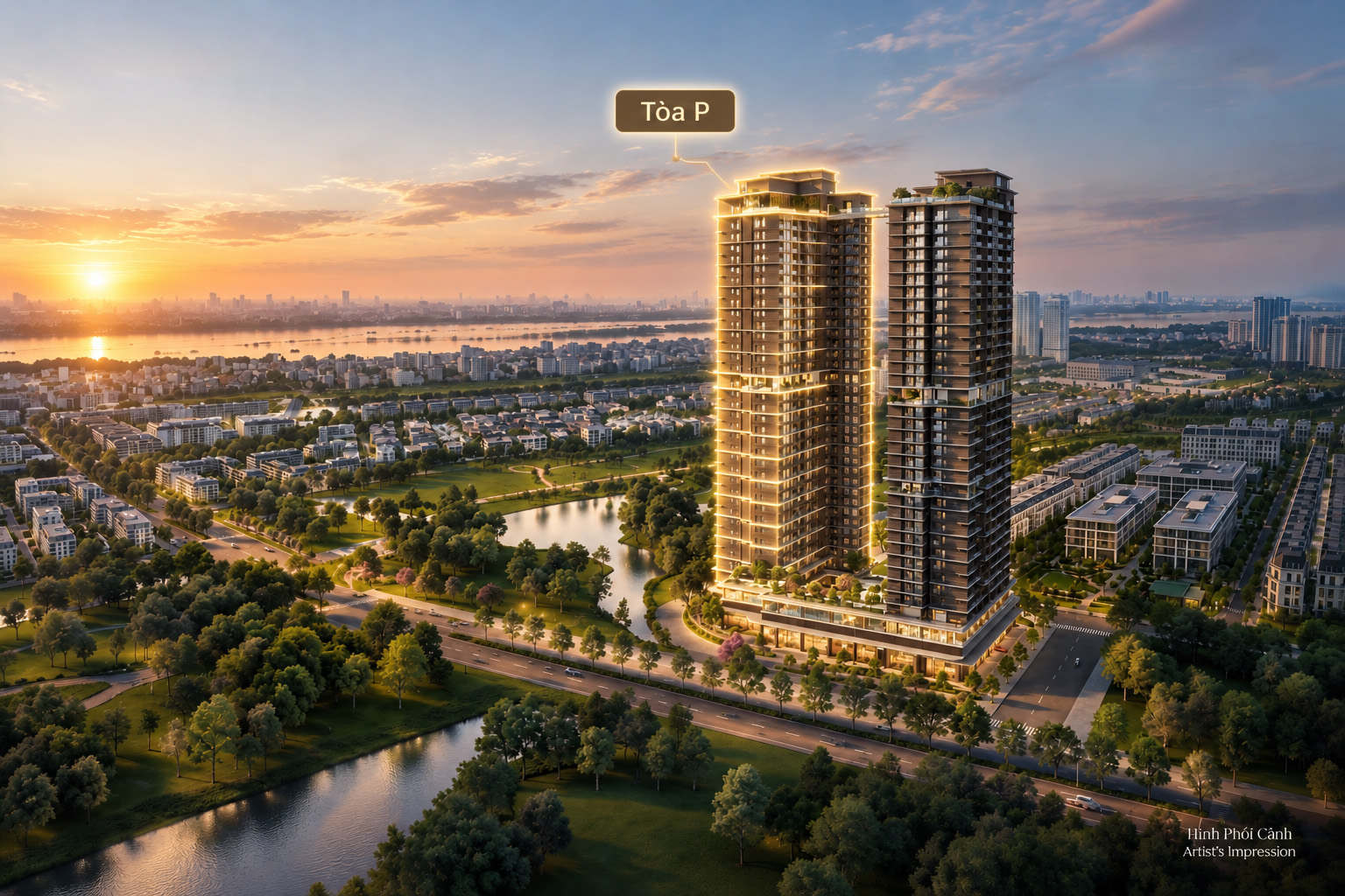 Mặt bằng TÒA P - MAISON PRIVÉE