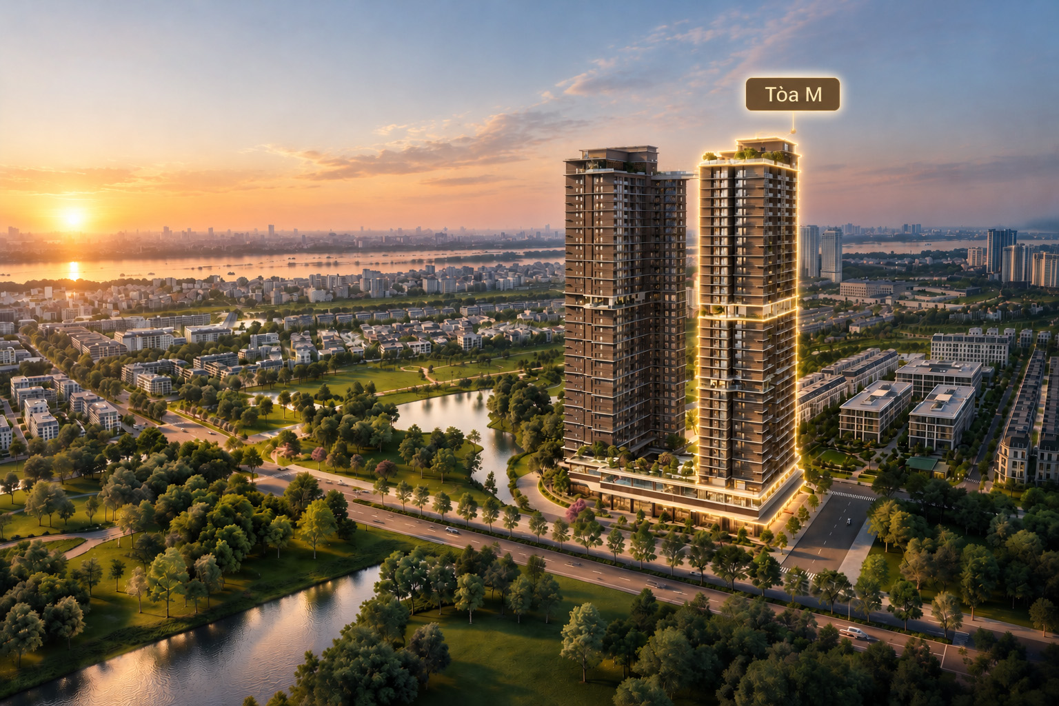 Mặt bằng TÒA M - MAISON PRIVÉE