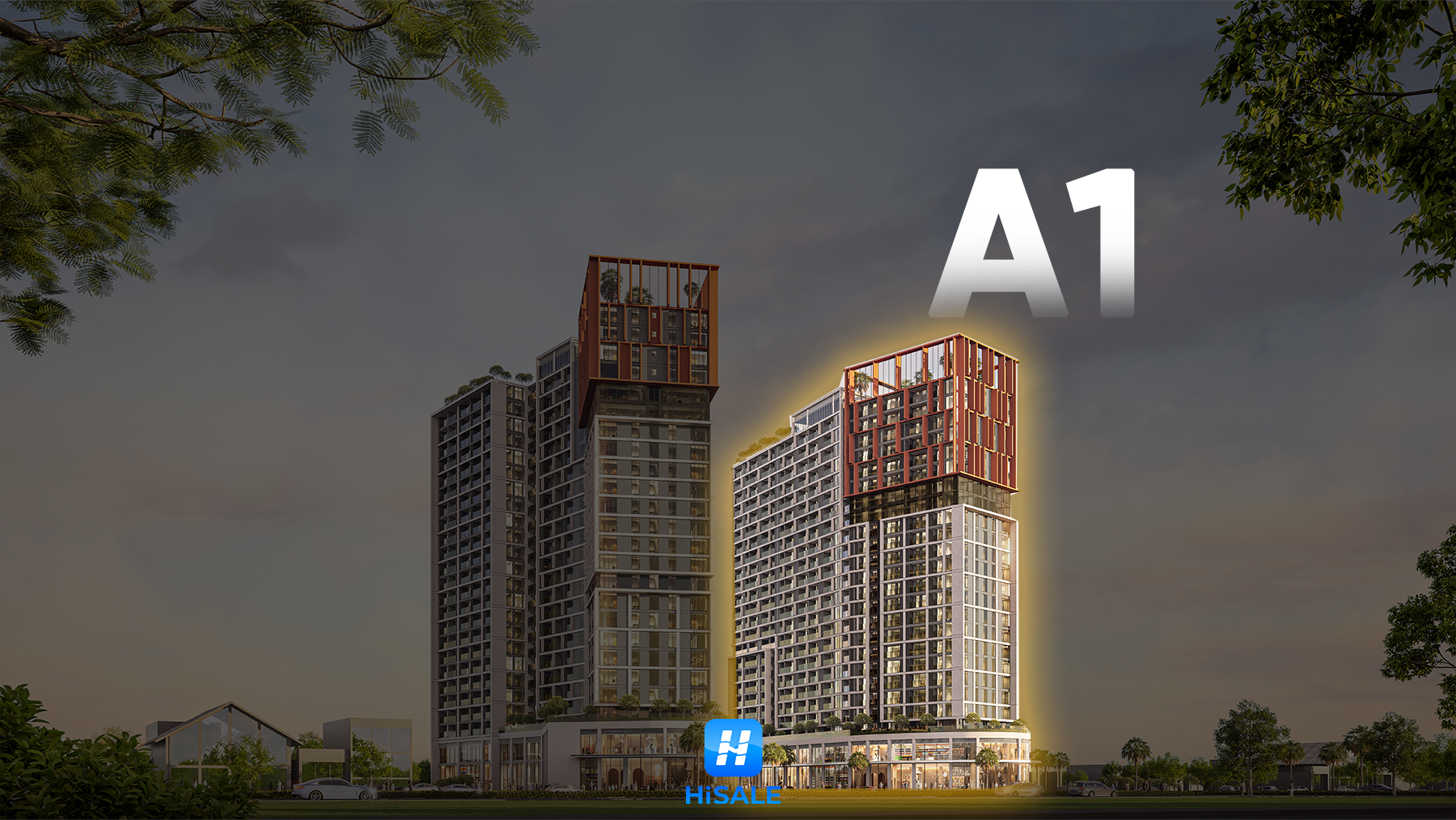 Mặt bằng TÒA A1 - SUN CORA TOWER