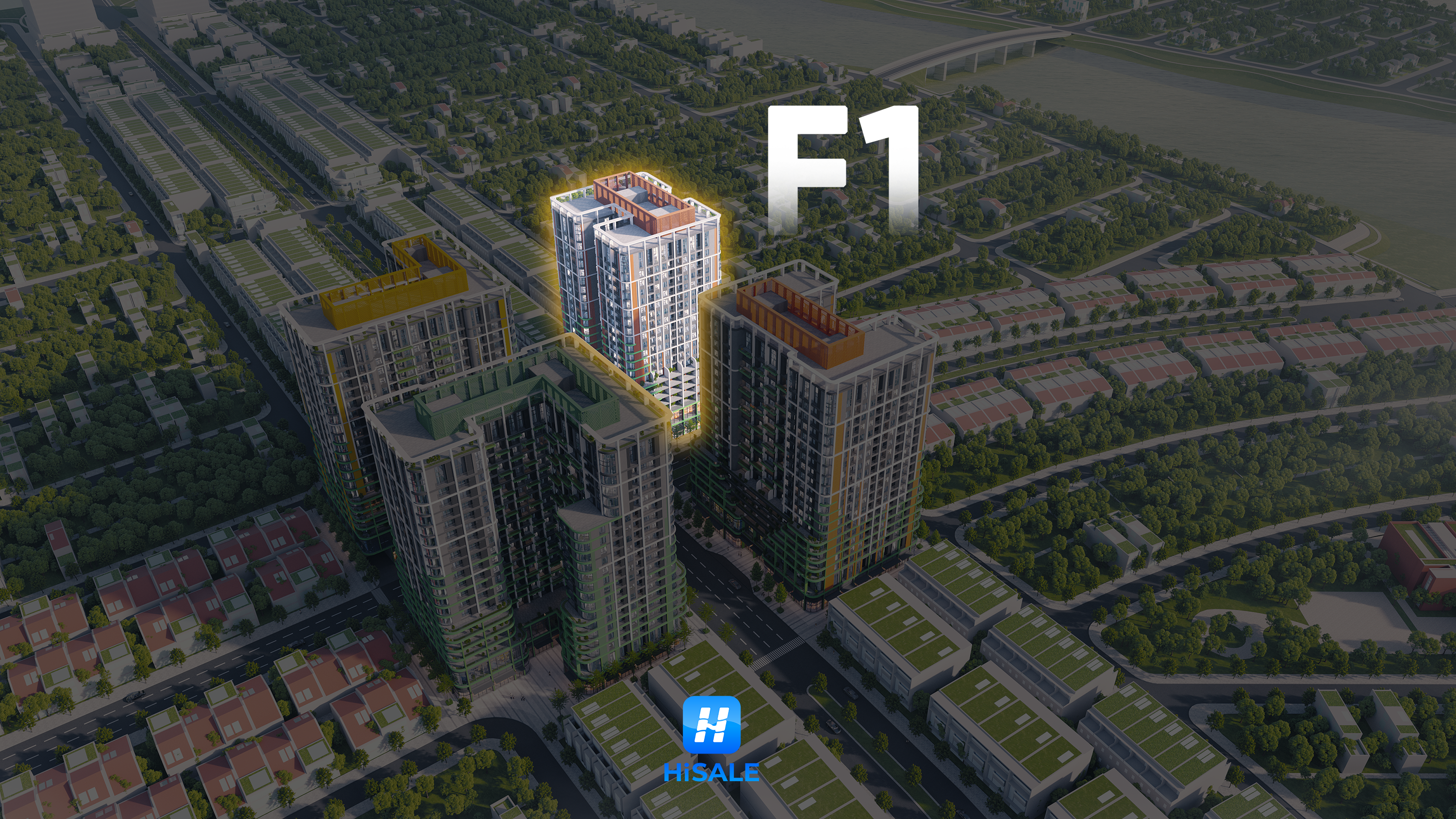 Mặt bằng TÒA F1 - SUN FOURS TOWER