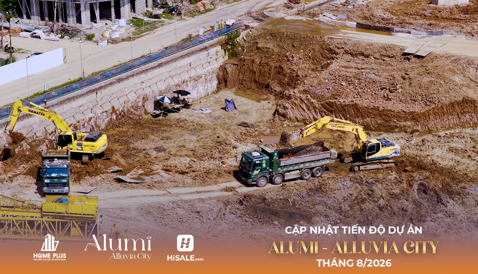 Tiến độ dự án Alumi cao tầng T8/2026