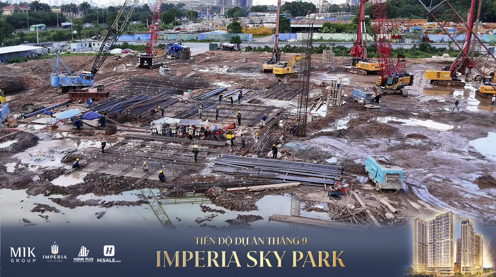 TIẾN ĐỘ T9 IMPERIA SKY PARK