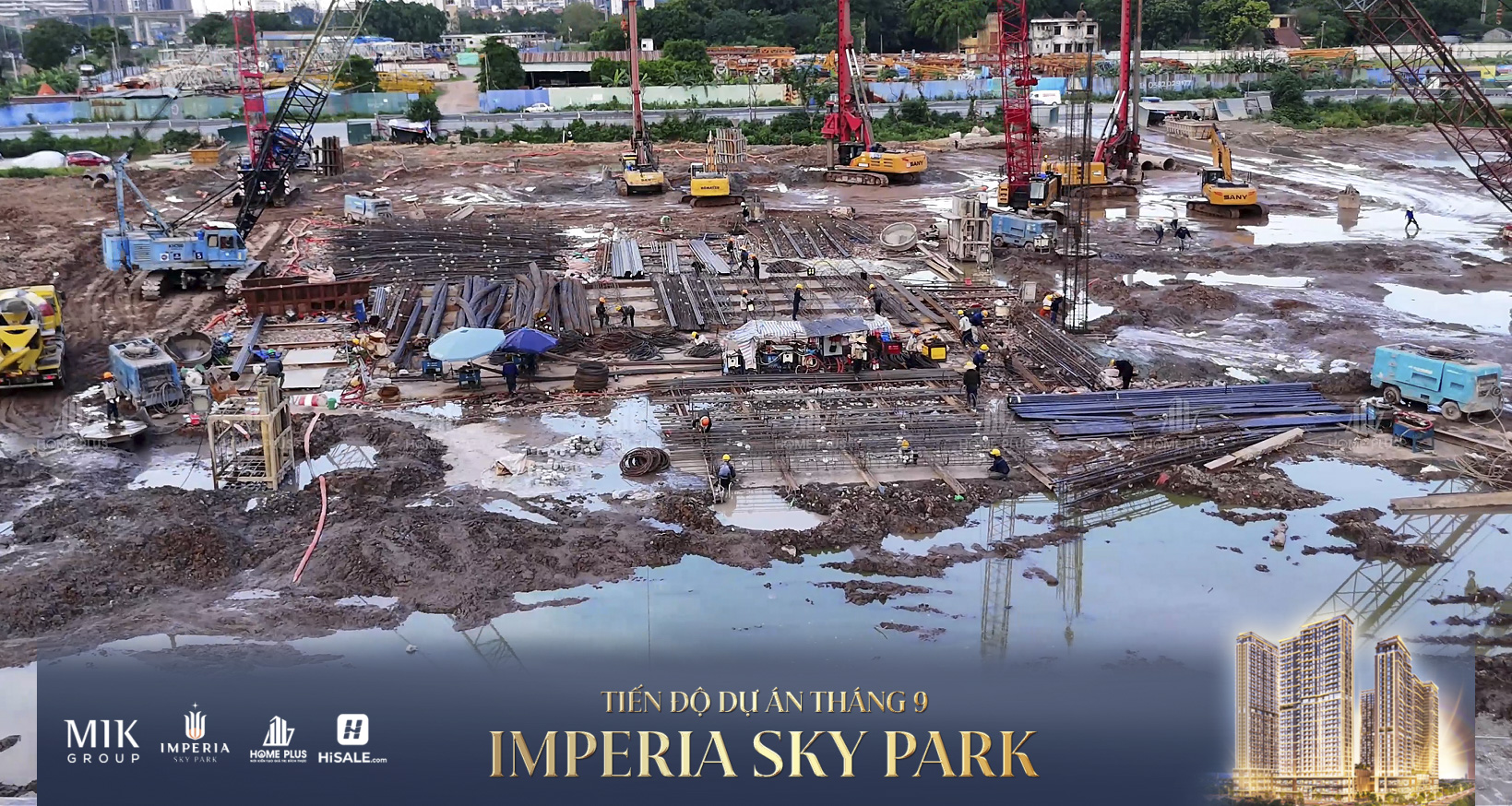 TIẾN ĐỘ T9 IMPERIA SKY PARK