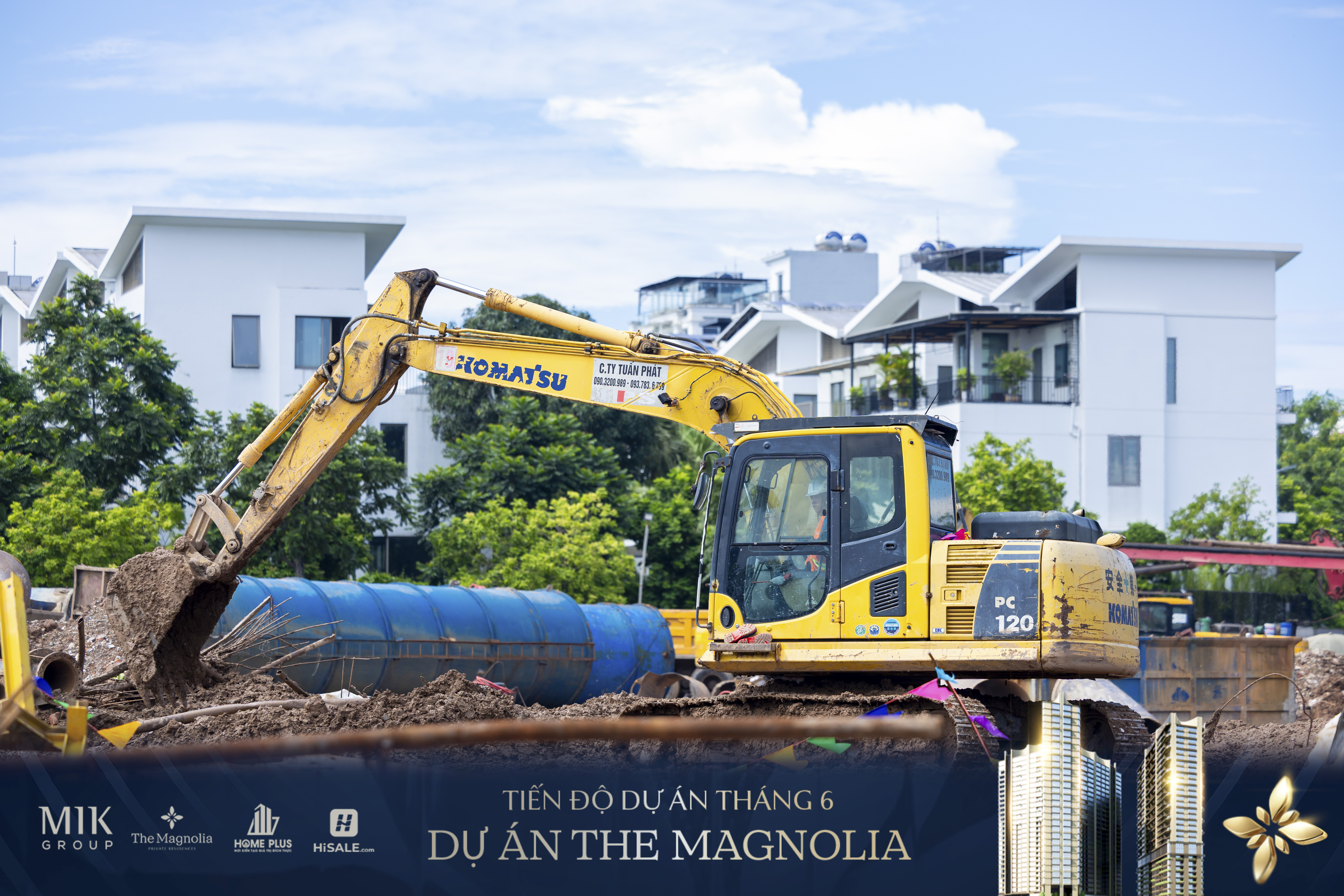 Tiến độ tháng 6 dự án