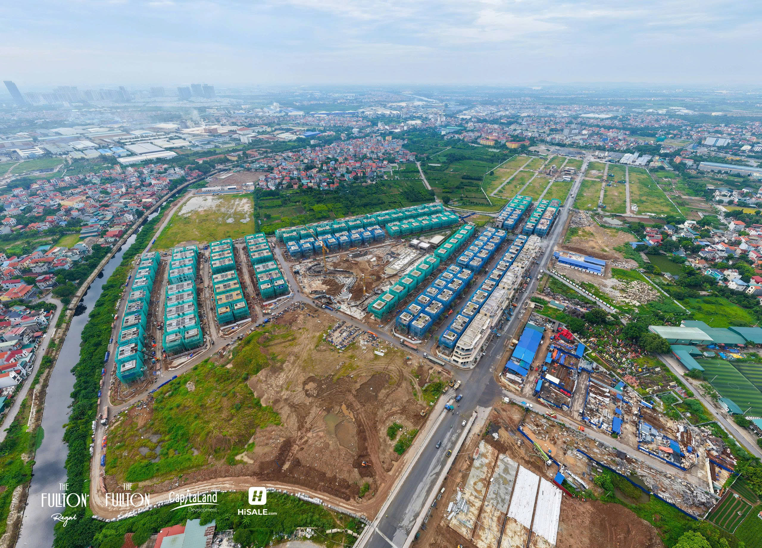 tiến độ phân khu The Fullton Reagal Tháng 8