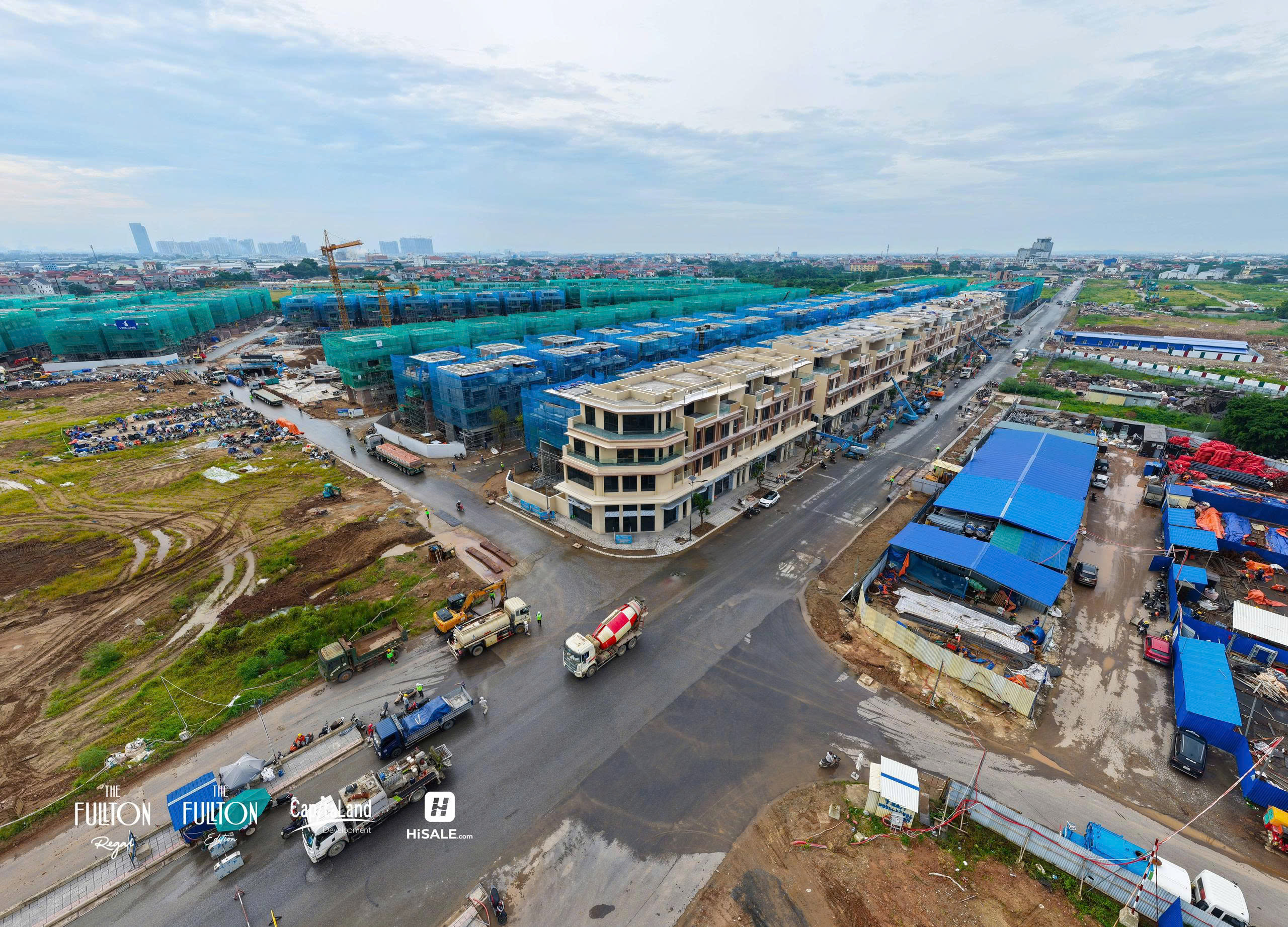 tiến độ phân khu The Fullton Reagal Tháng 8