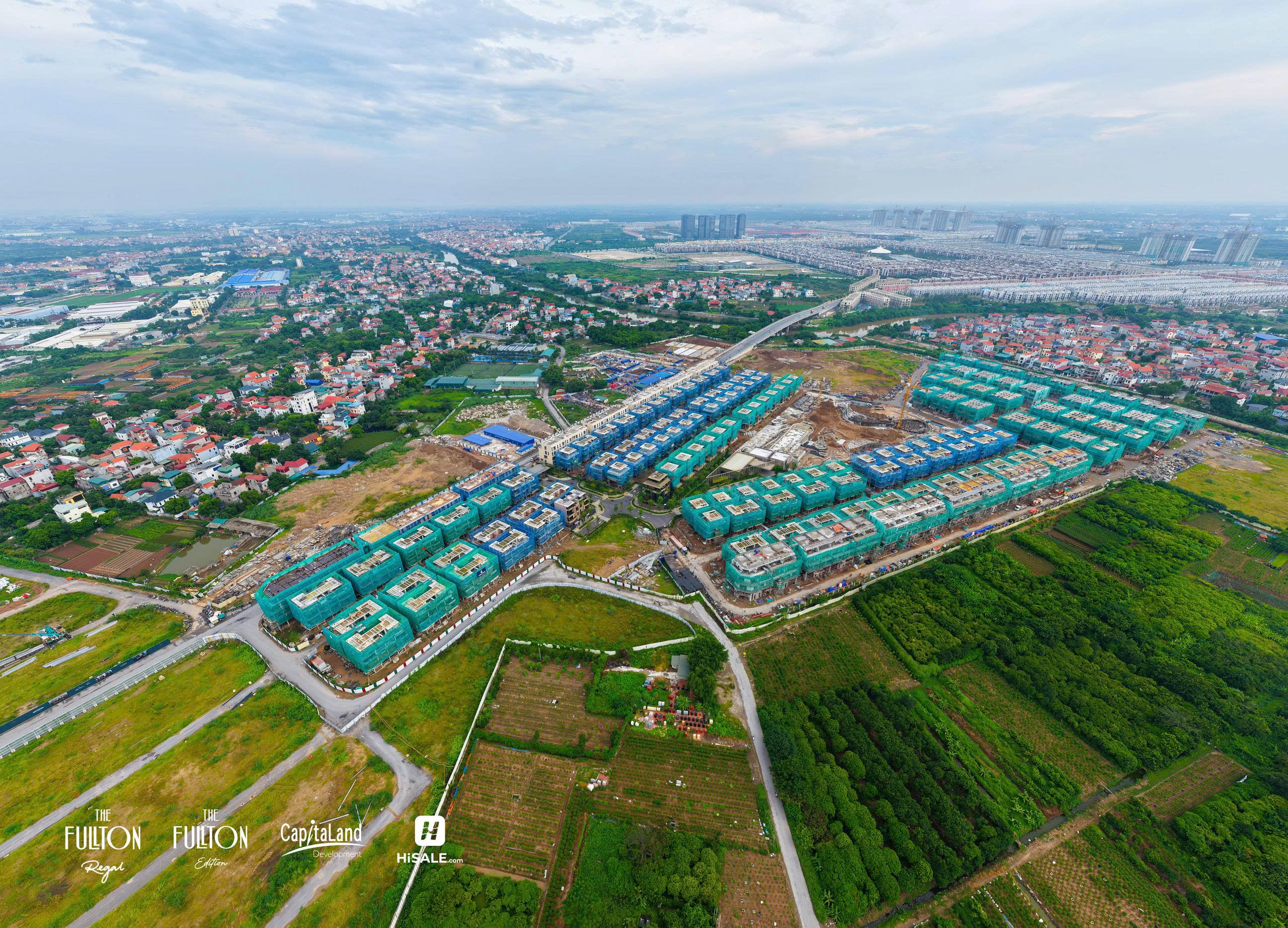 tiến độ phân khu The Fullton Reagal Tháng 8