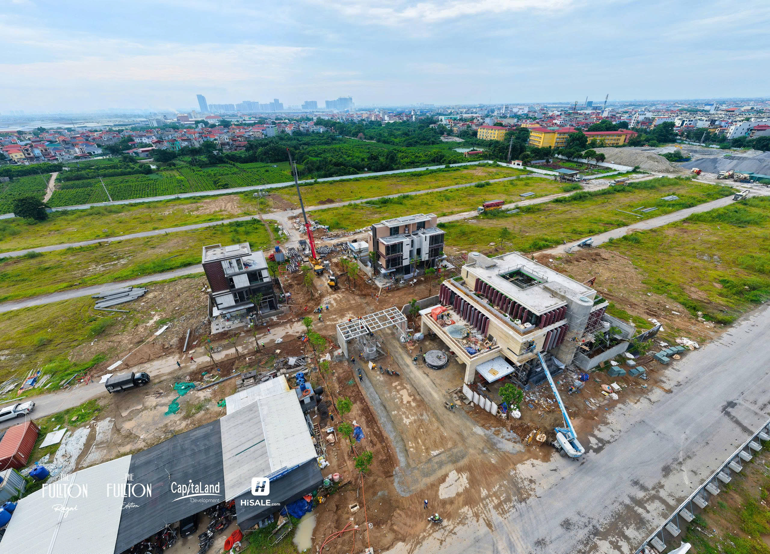 tiến độ phân khu The Fullton Reagal Tháng 8