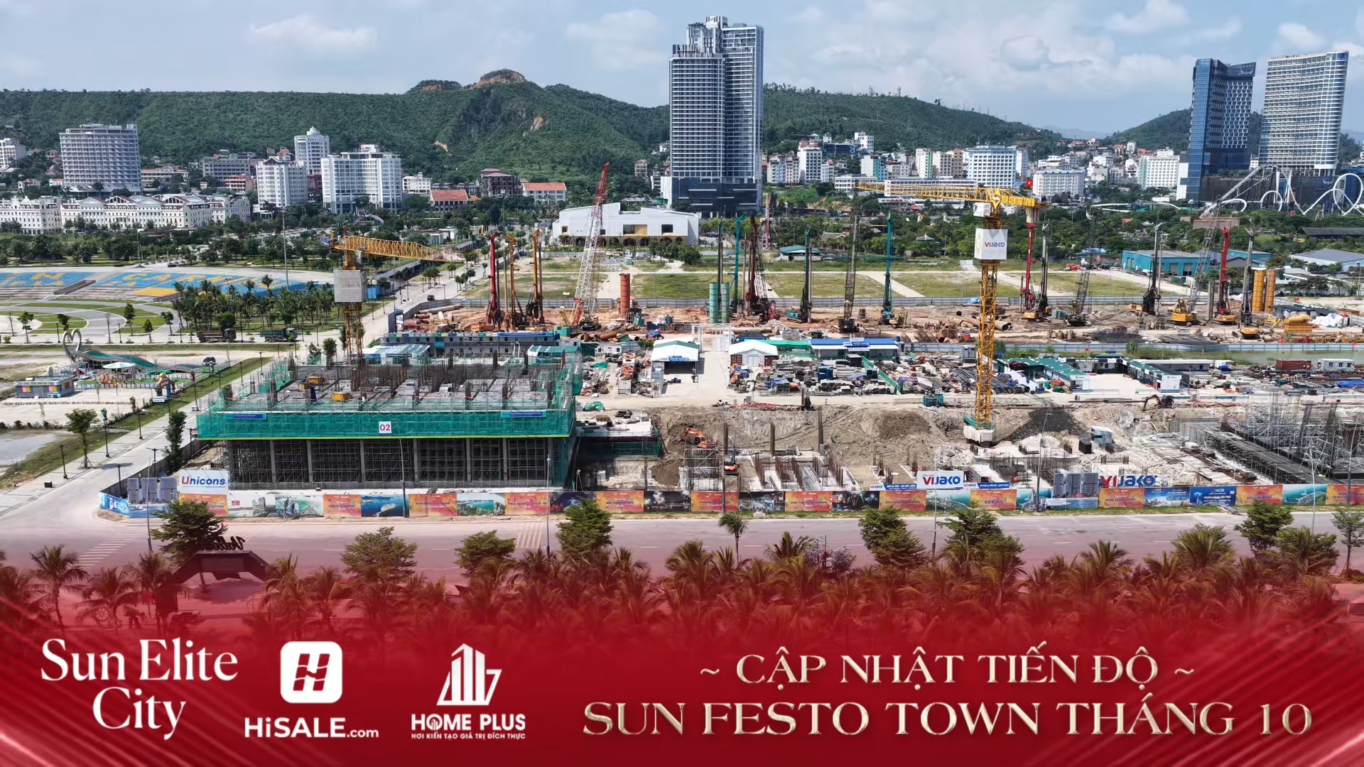 Tiện ích dự án Sun Festo Town Tháng 10