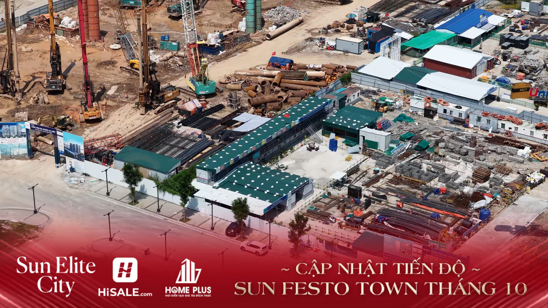 Tiện ích dự án Sun Festo Town Tháng 10