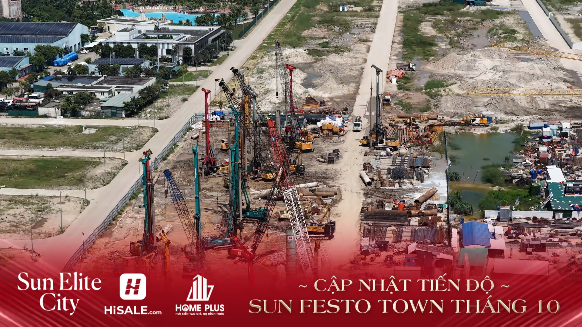 Tiện ích dự án Sun Festo Town Tháng 10