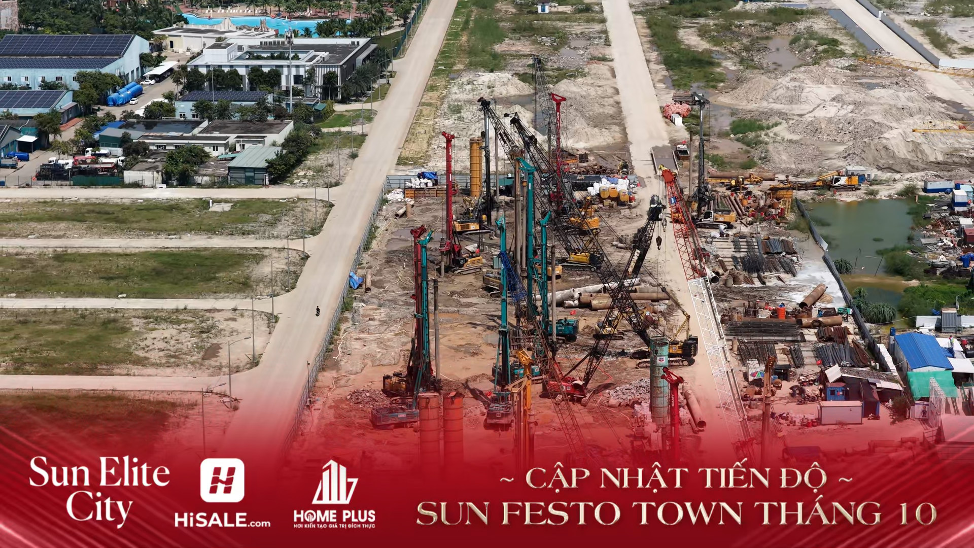 Tiện ích dự án Sun Festo Town Tháng 10