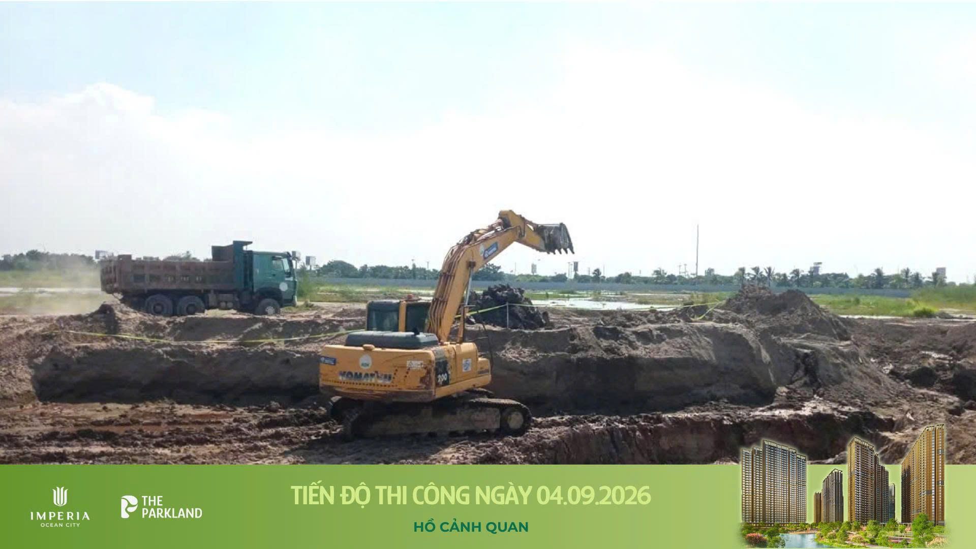 Công trường The Parkland 04/09/2026