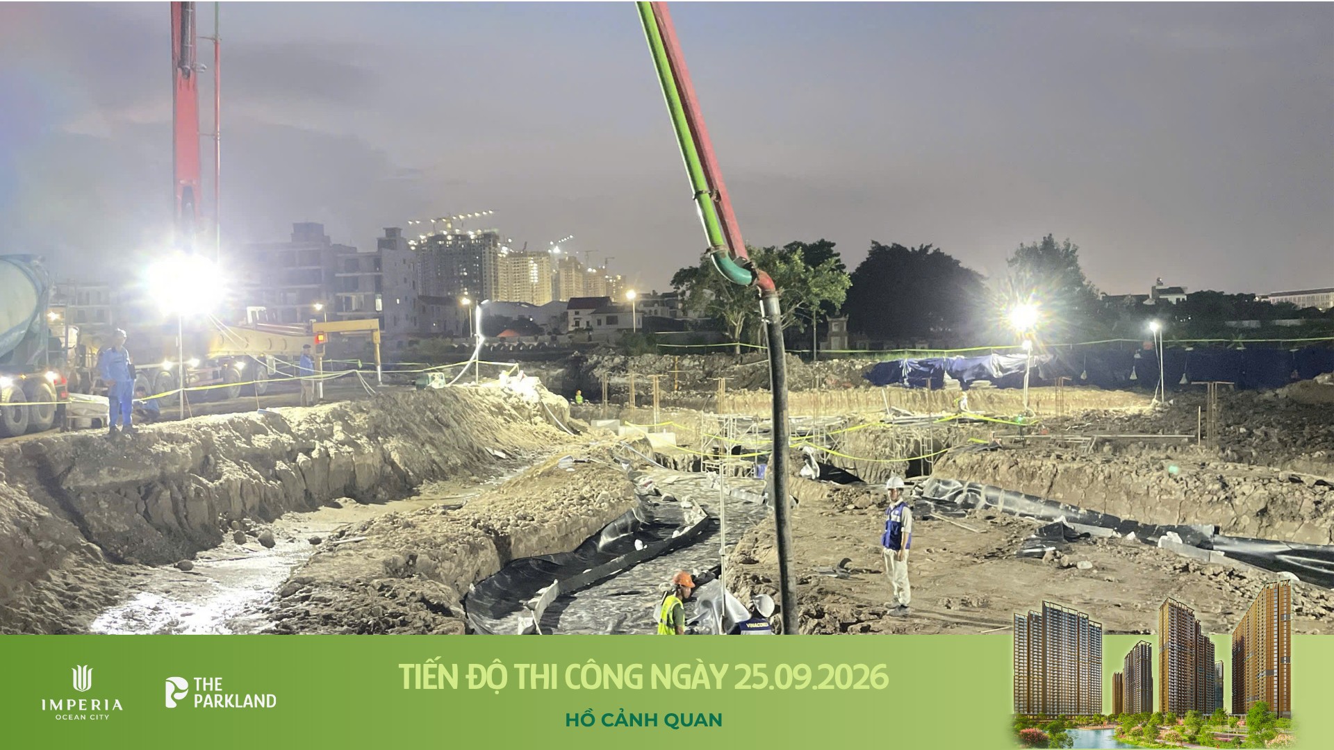 Công trường The Parkland 25/09/2026
