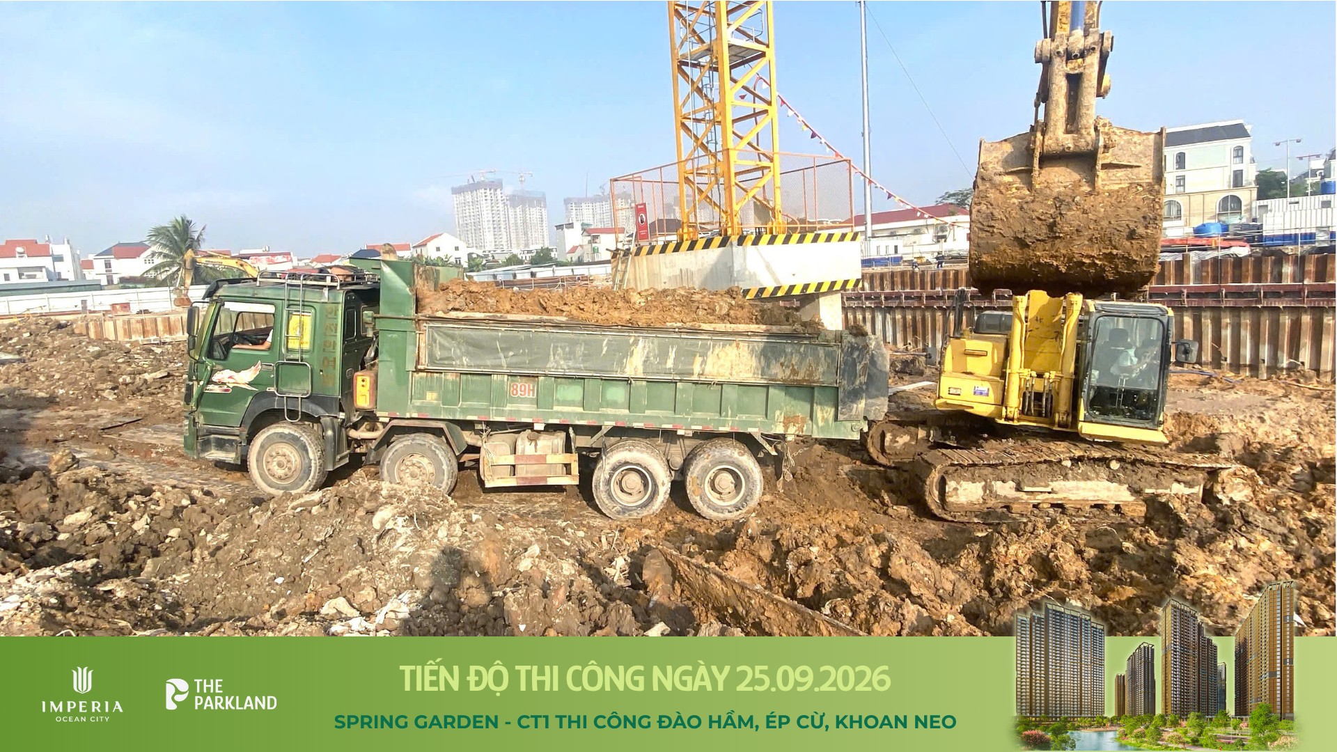 Công trường The Parkland 25/09/2026
