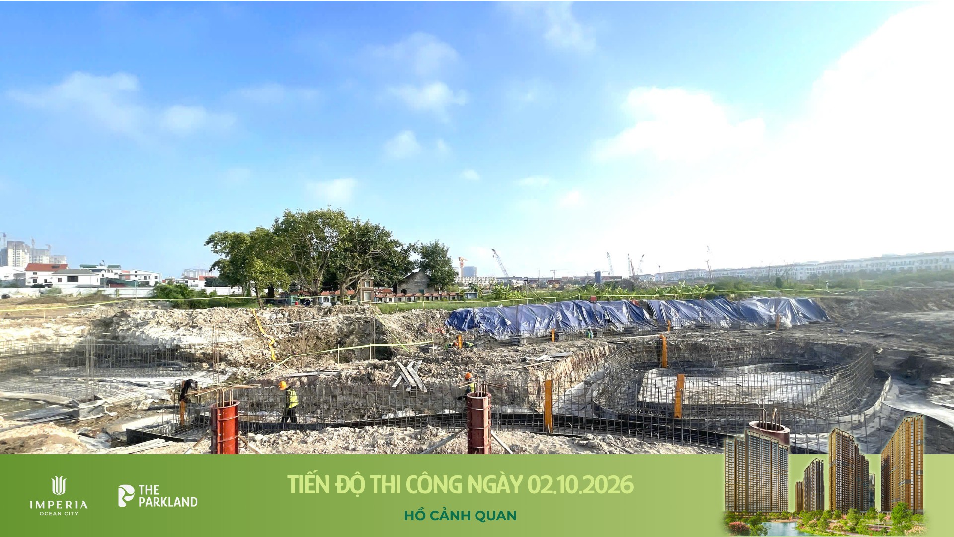 Công trường The Parkland Tháng 10/2026