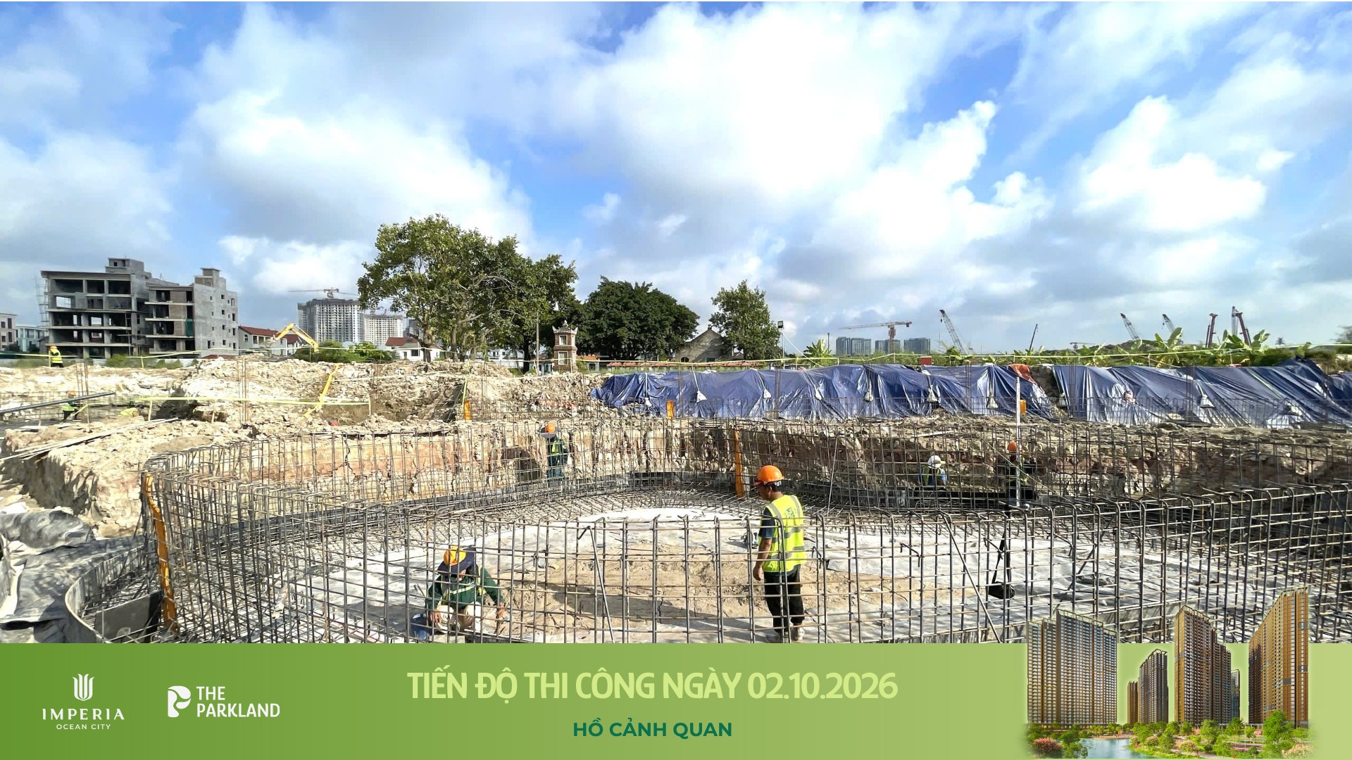 Công trường The Parkland Tháng 10/2026