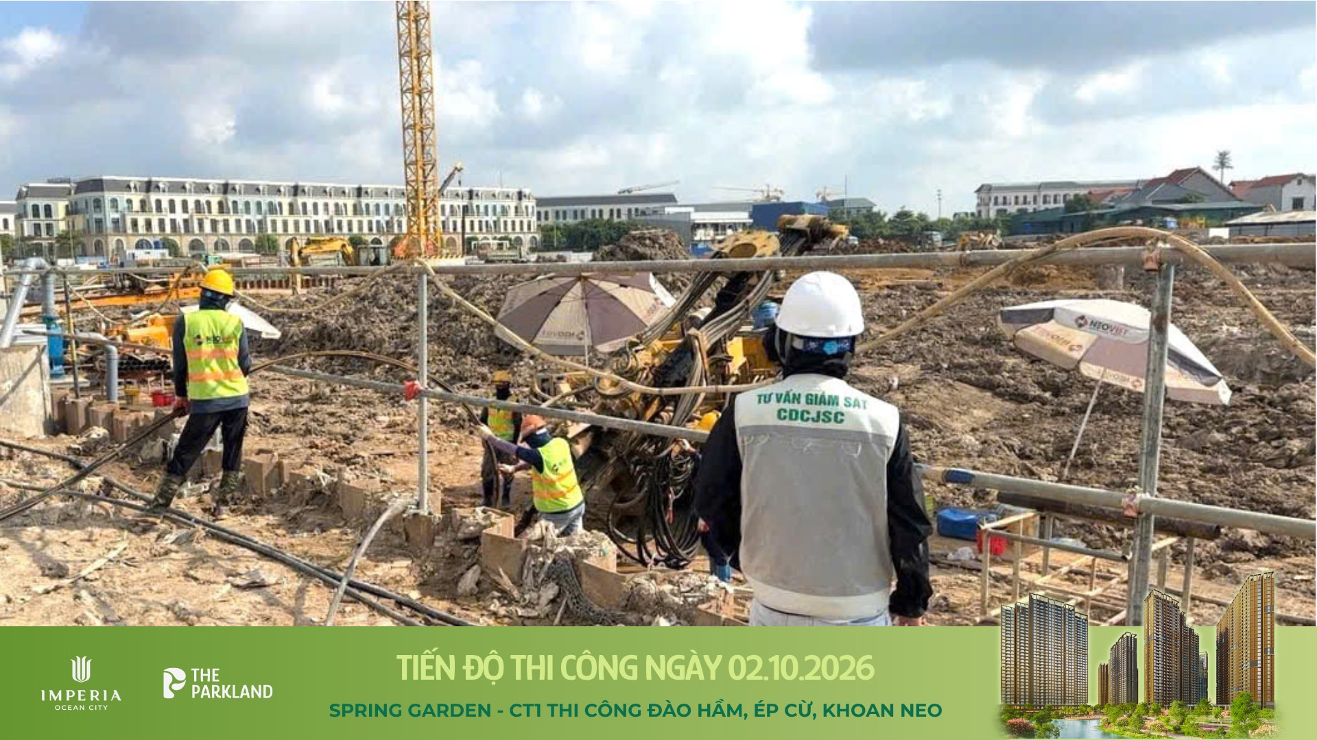 Công trường The Parkland Tháng 10/2026