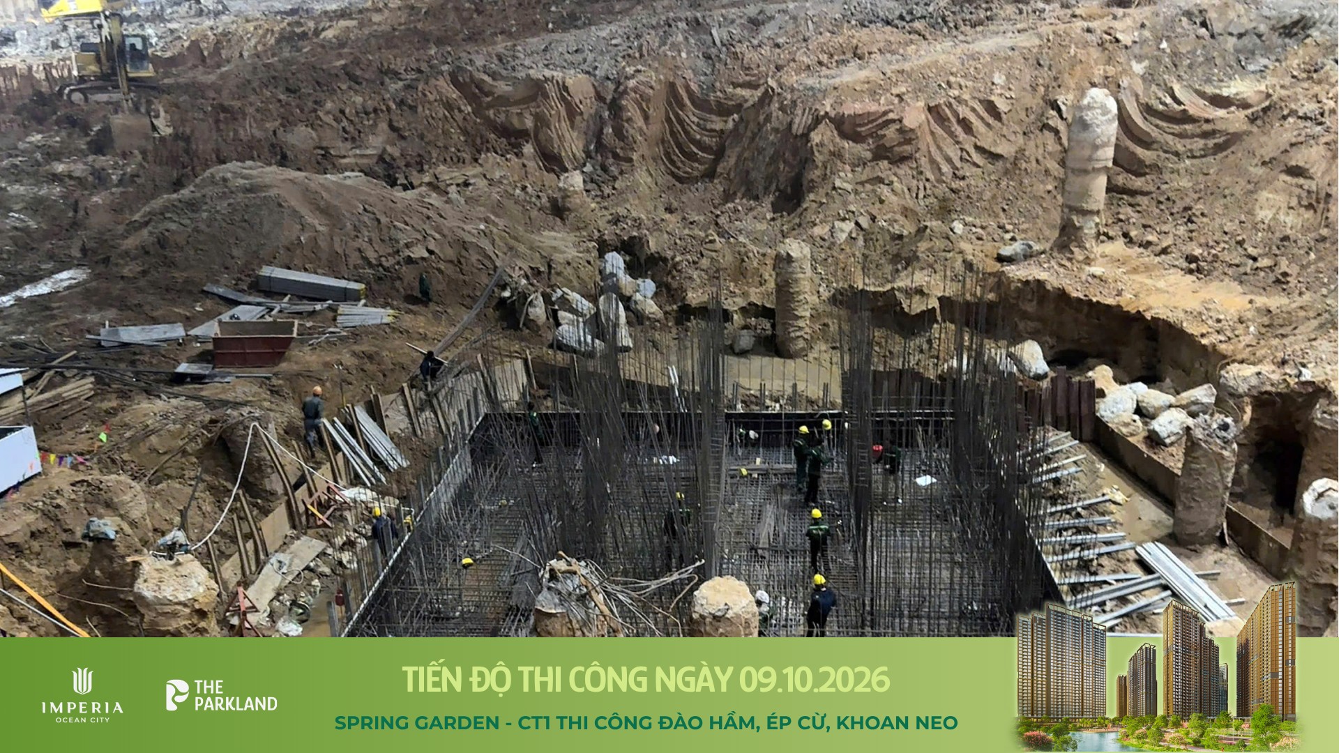 Công trường The Parkland Tháng 10/2026