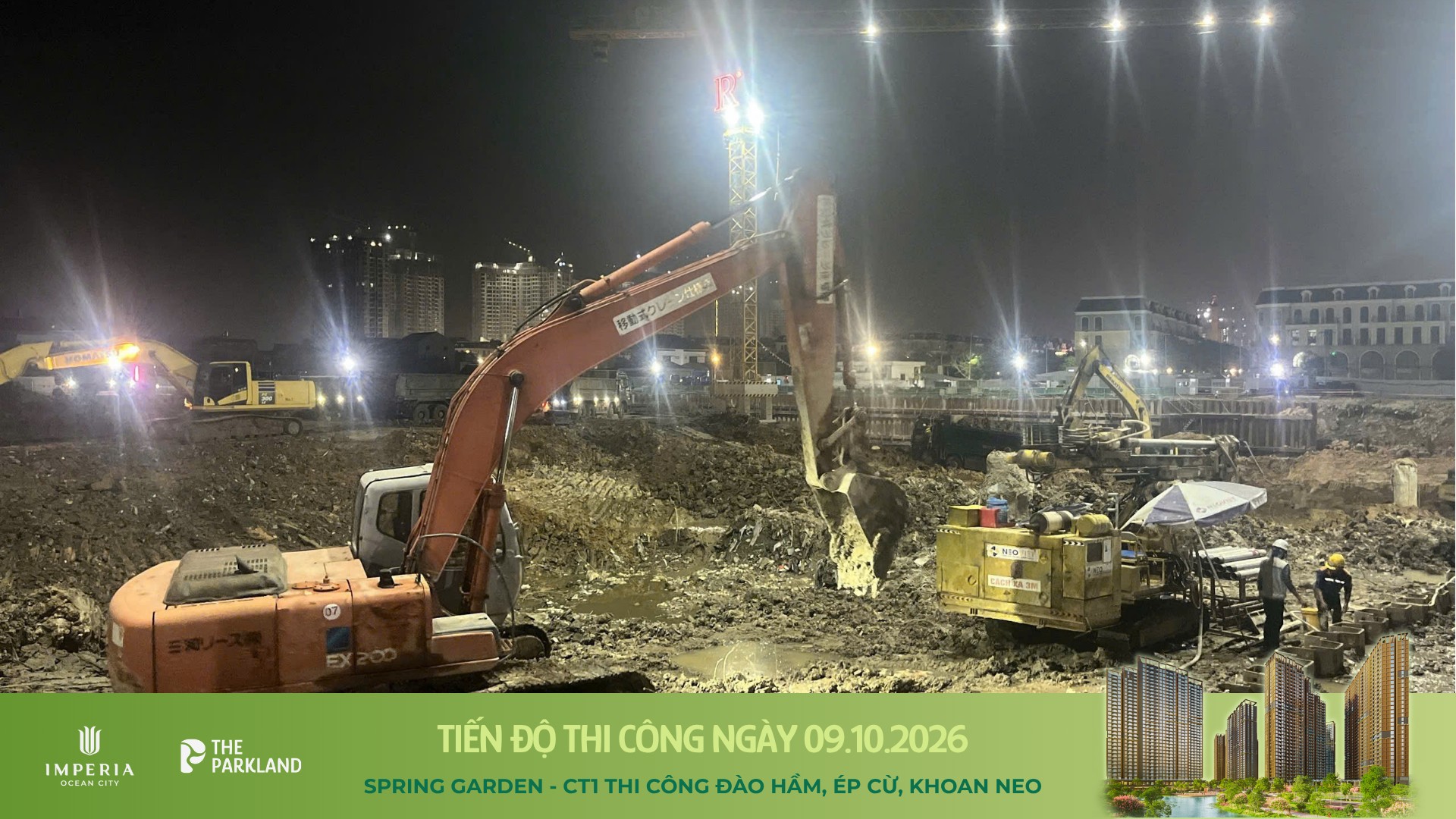 Công trường The Parkland Tháng 10/2026