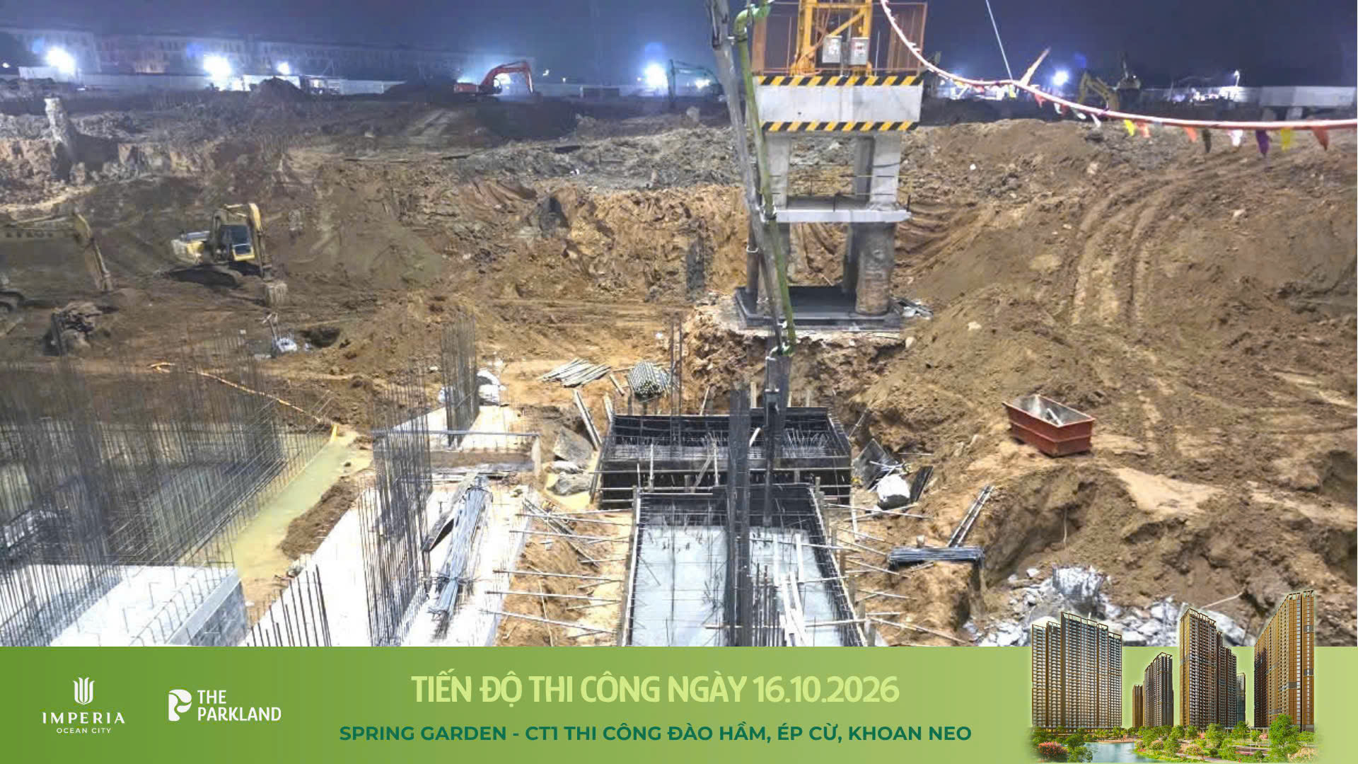 Công trường The Parkland Tháng 10/2026