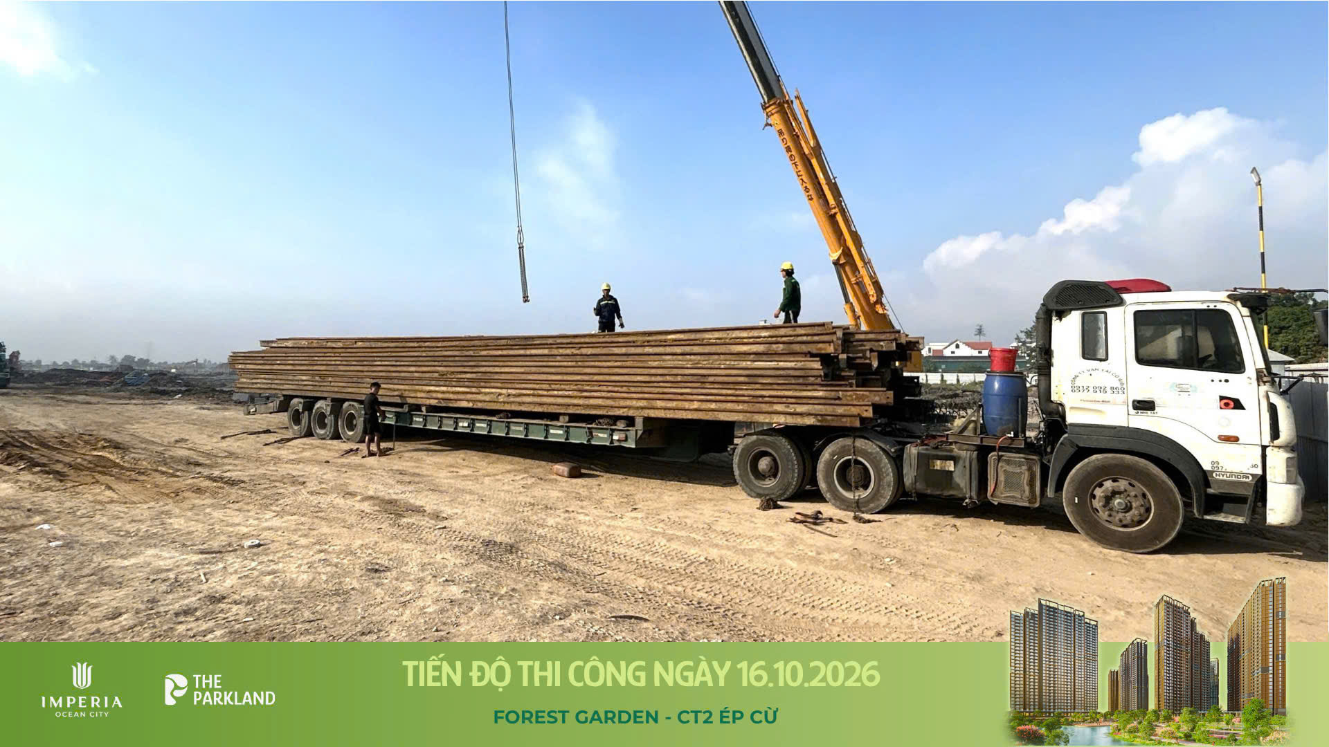 Công trường The Parkland Tháng 10/2026
