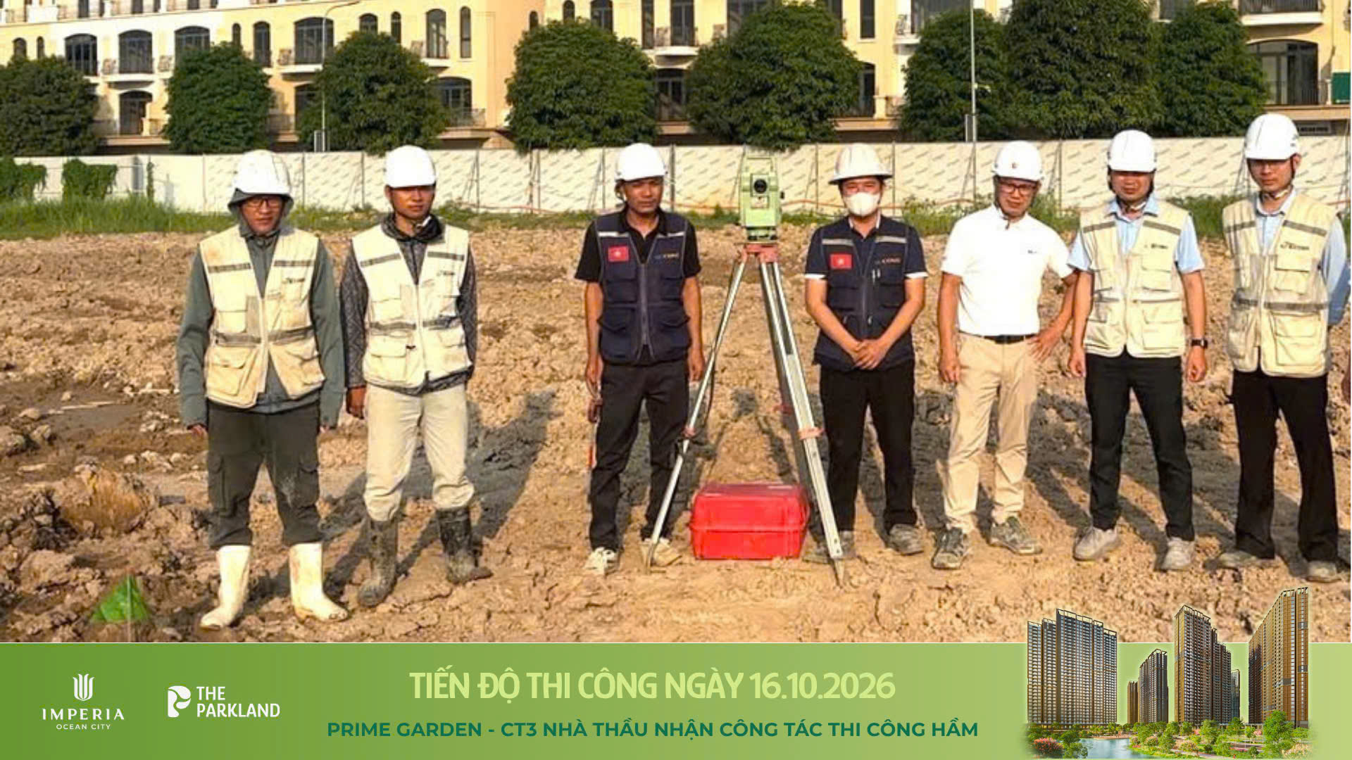 Công trường The Parkland Tháng 10/2026