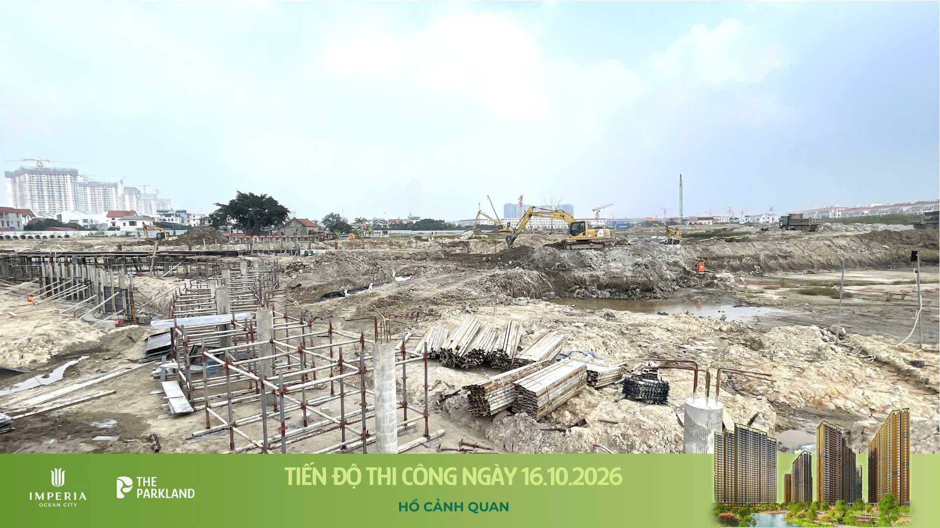 Công trường The Parkland Tháng 10/2026