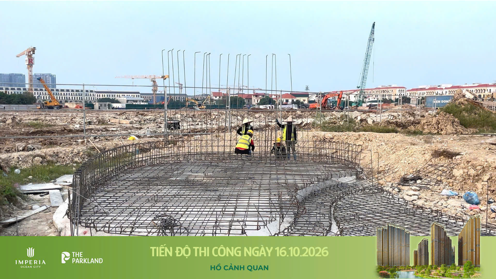 Công trường The Parkland Tháng 10/2026