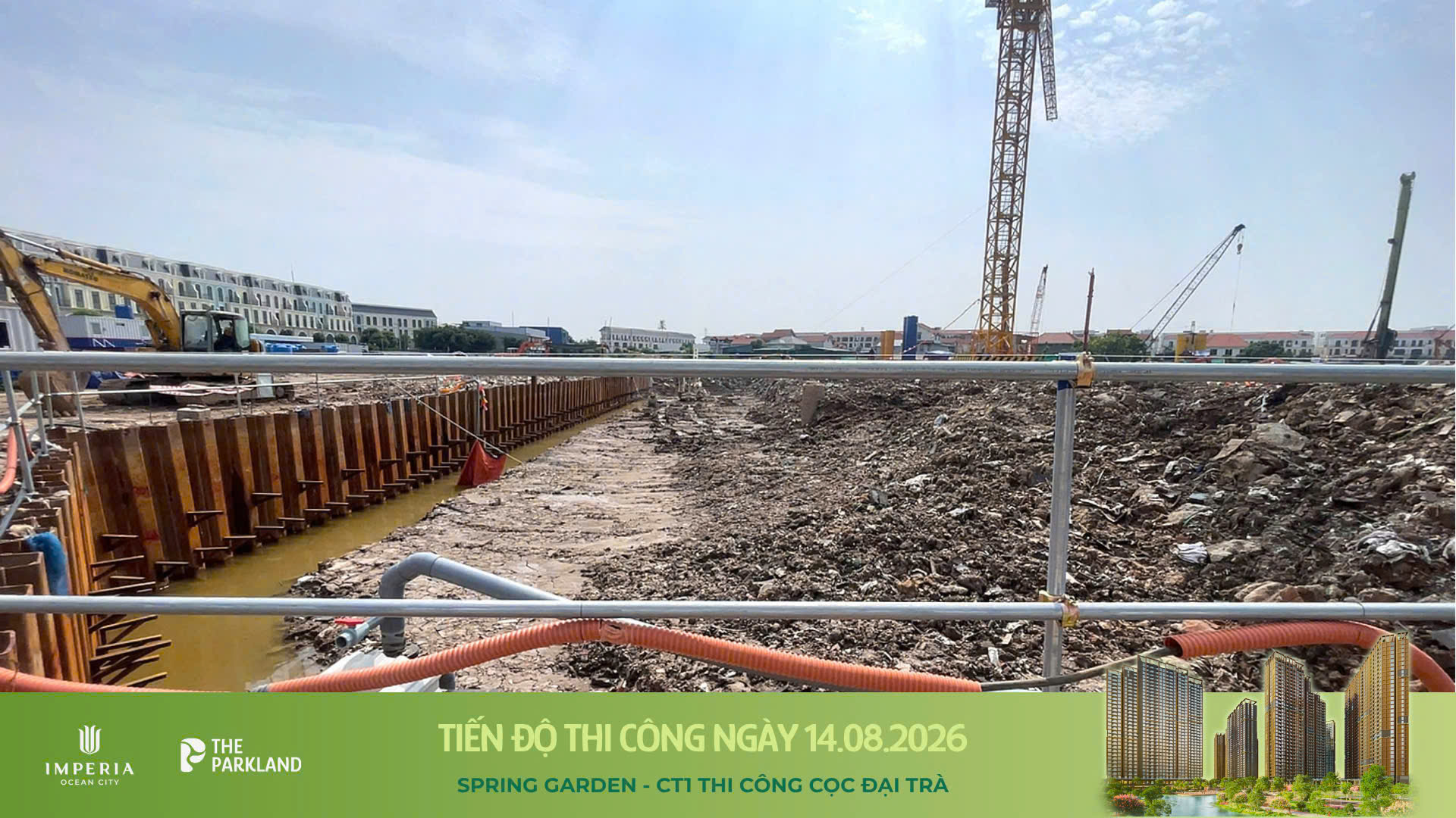 Công trường The Parkland 14/08/2026