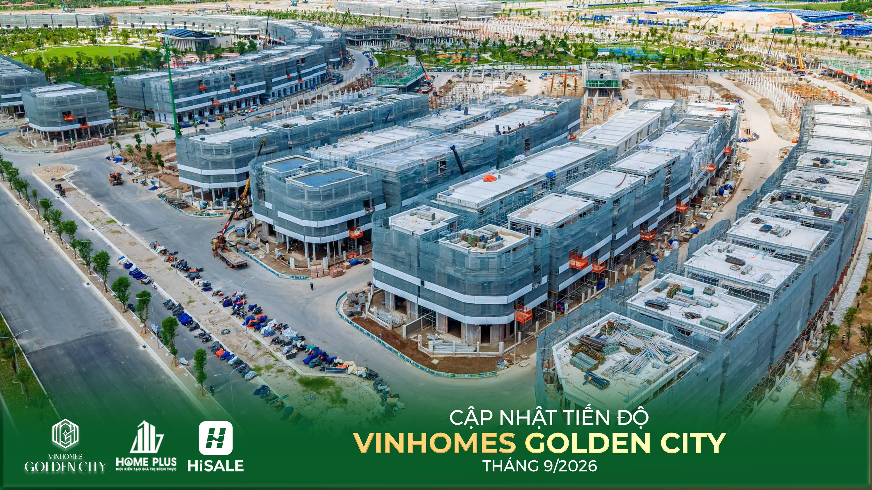 TIẾN ĐỘ DỰ ÁN VINHOMES GOLDEN CITY T9.2026