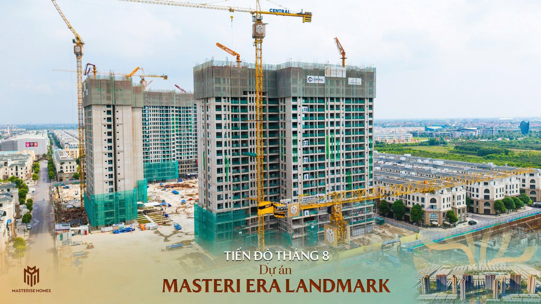 Tiến độ dự án Masteri Era Landmark tháng 8/2026