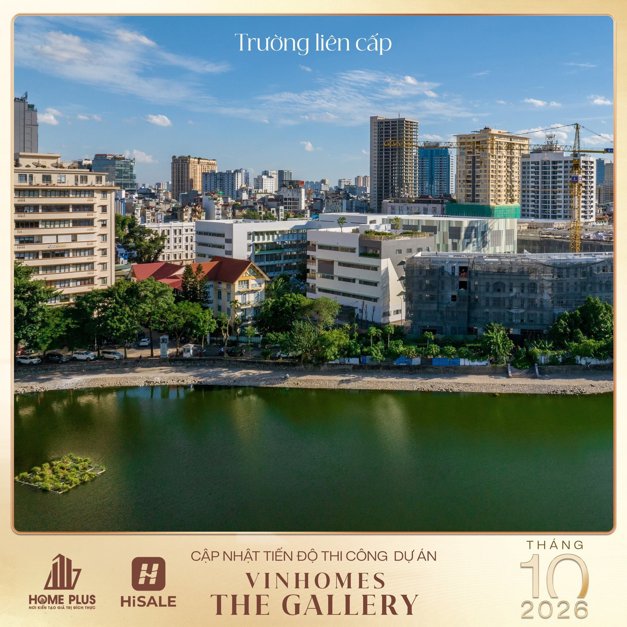 CẬP NHẬT TIẾN ĐỘ VINHOMES THE GALLERY GIẢNG VÕ THÁNG 10/2026