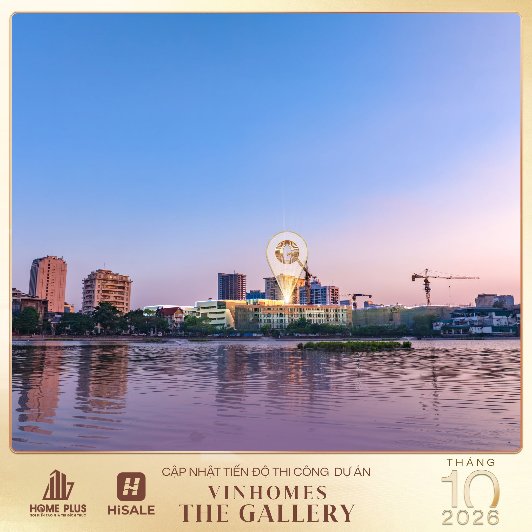 CẬP NHẬT TIẾN ĐỘ VINHOMES THE GALLERY GIẢNG VÕ THÁNG 10/2026