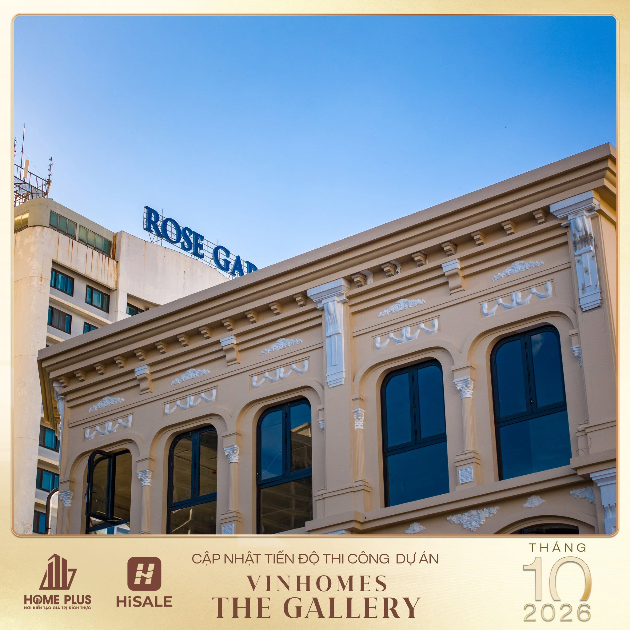 CẬP NHẬT TIẾN ĐỘ VINHOMES THE GALLERY GIẢNG VÕ THÁNG 10/2026