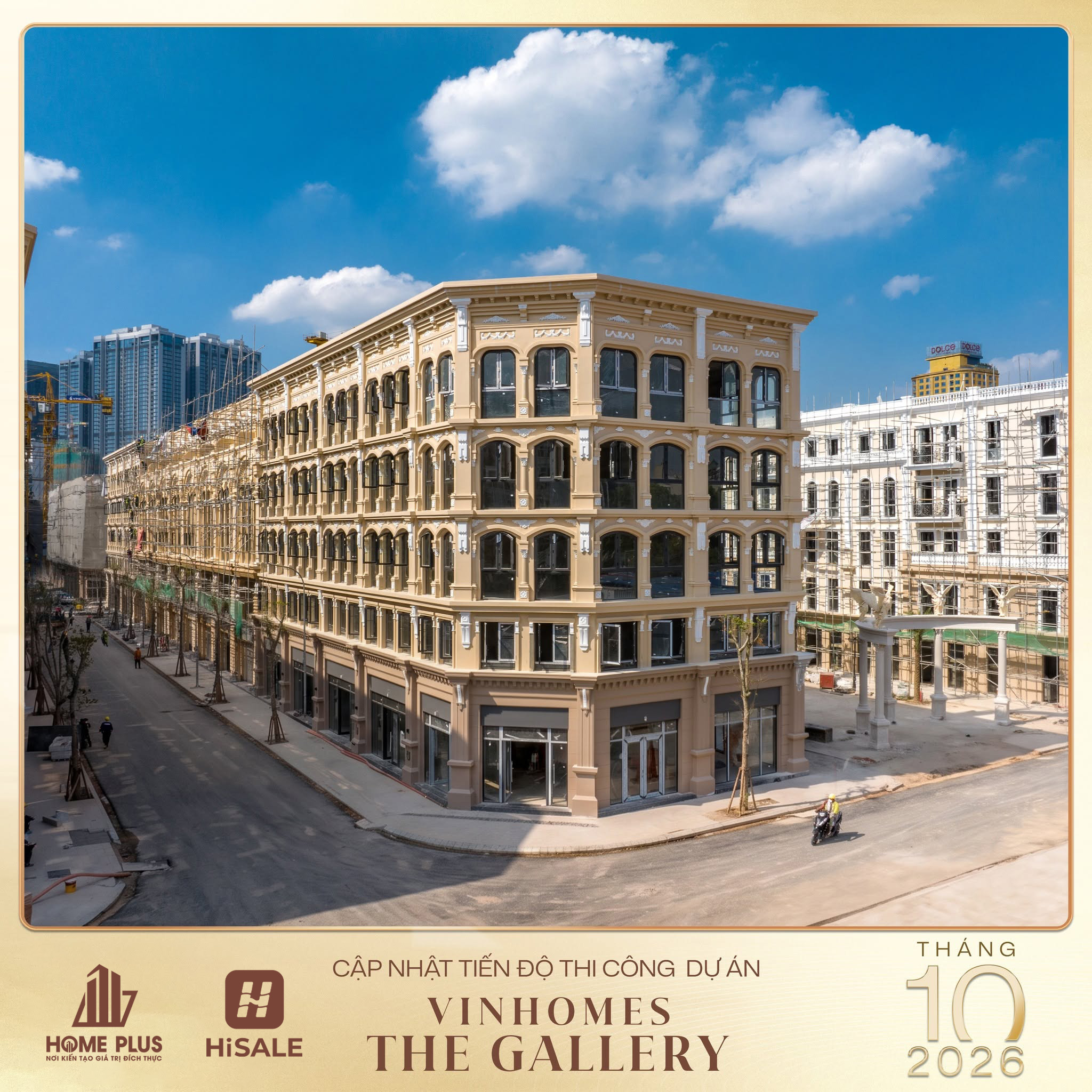CẬP NHẬT TIẾN ĐỘ VINHOMES THE GALLERY GIẢNG VÕ THÁNG 10/2026