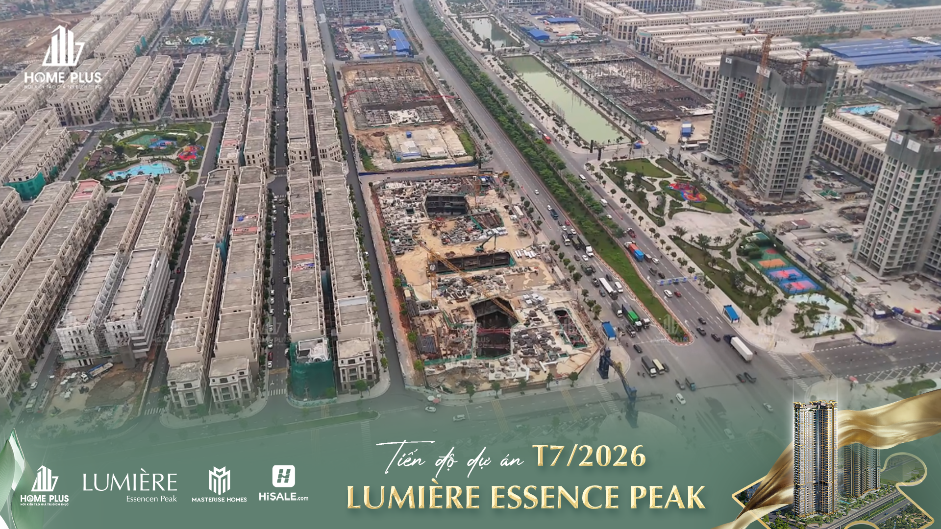 CẬP NHẬT TIẾN ĐỘ T7/2026 LUMIÈRE ESSENCE PEAK