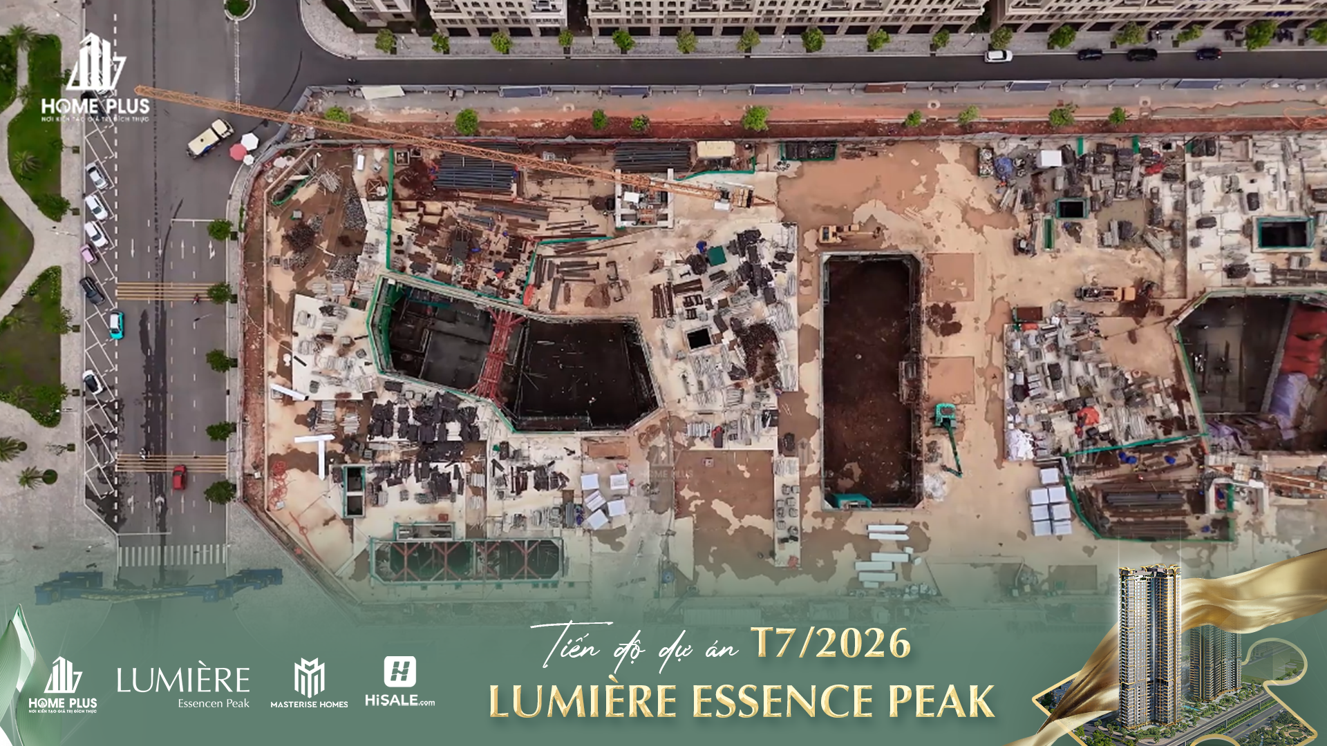 CẬP NHẬT TIẾN ĐỘ T7/2026 LUMIÈRE ESSENCE PEAK
