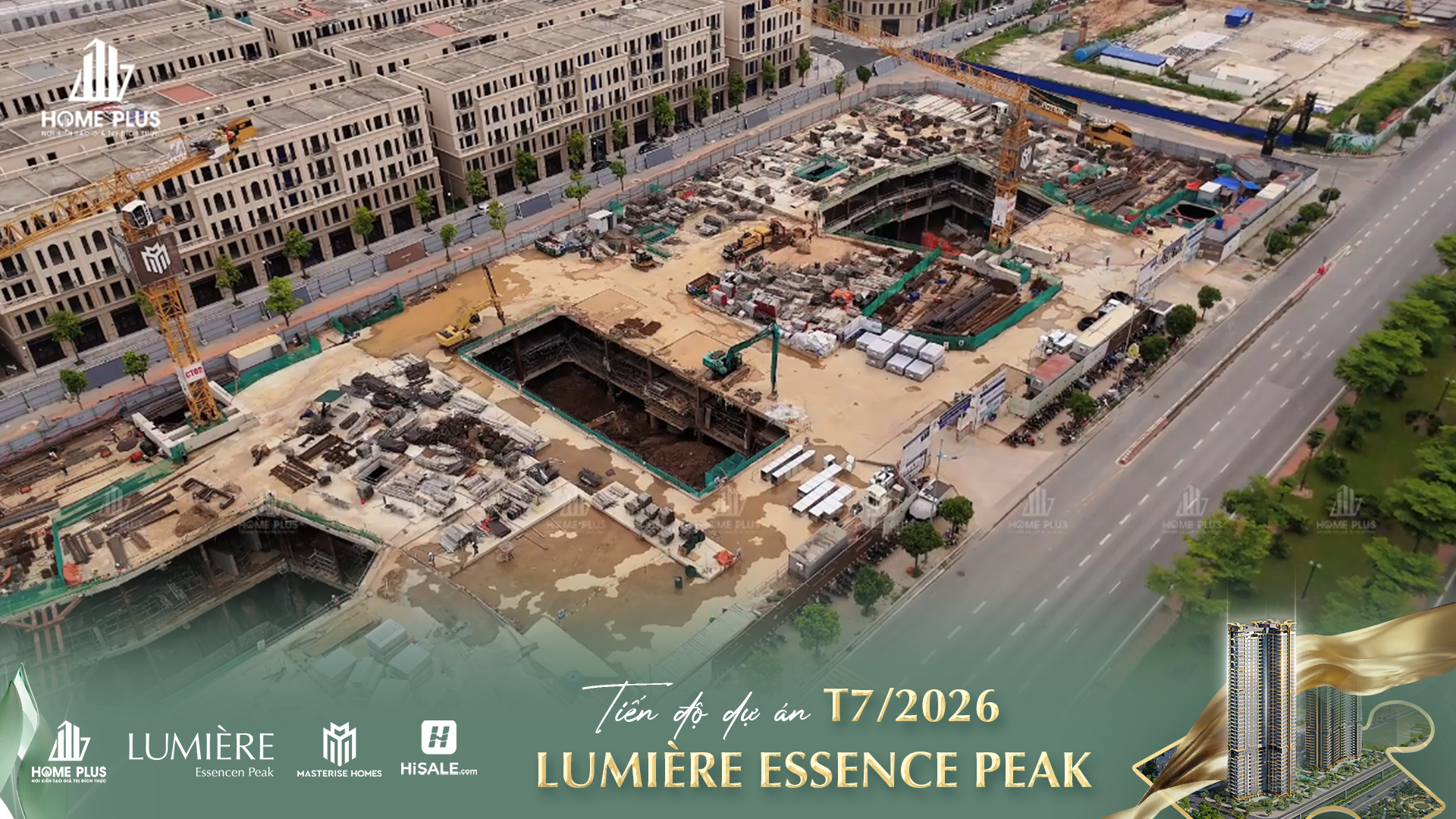 CẬP NHẬT TIẾN ĐỘ T7/2026 LUMIÈRE ESSENCE PEAK
