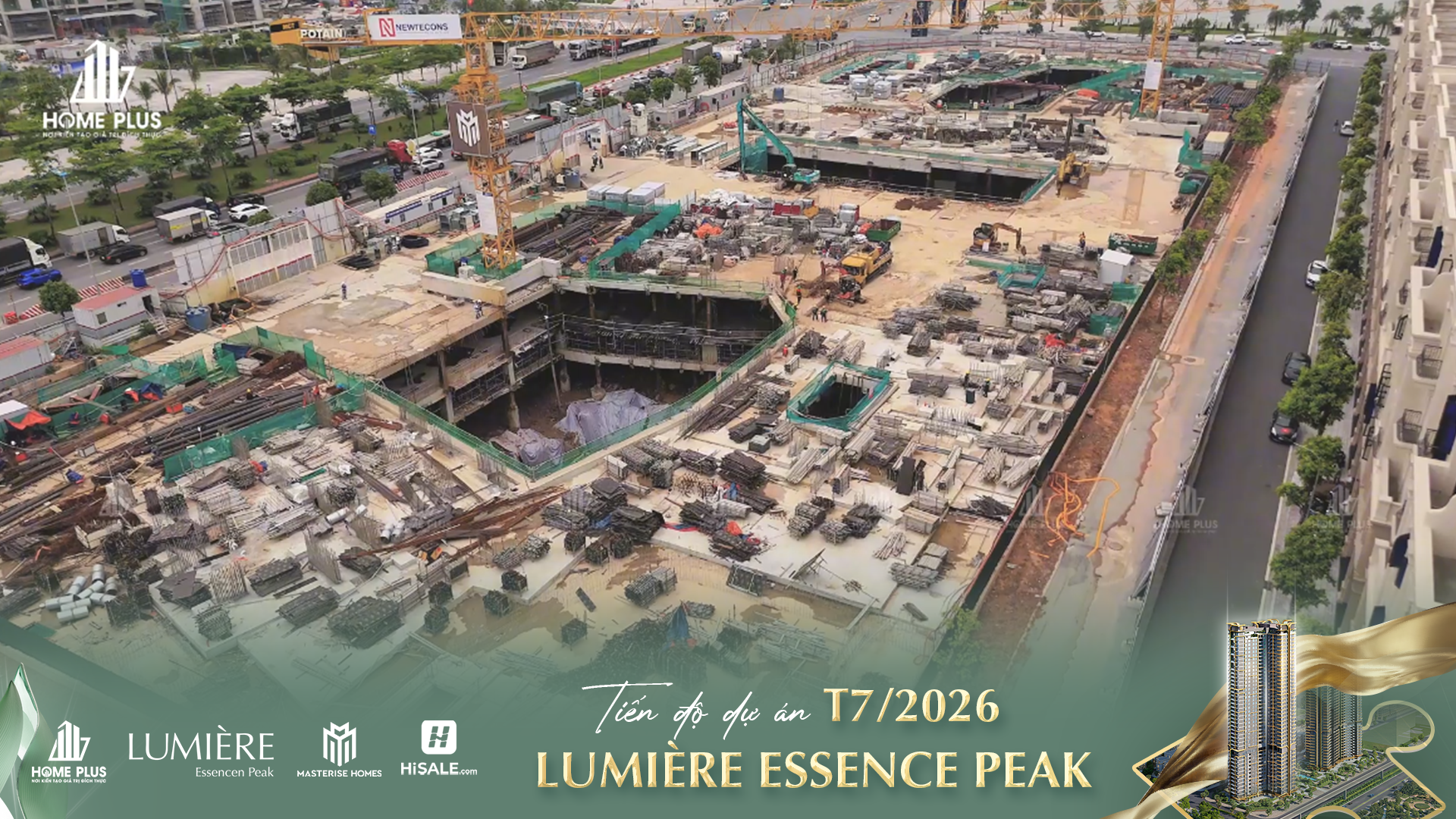 CẬP NHẬT TIẾN ĐỘ T7/2026 LUMIÈRE ESSENCE PEAK