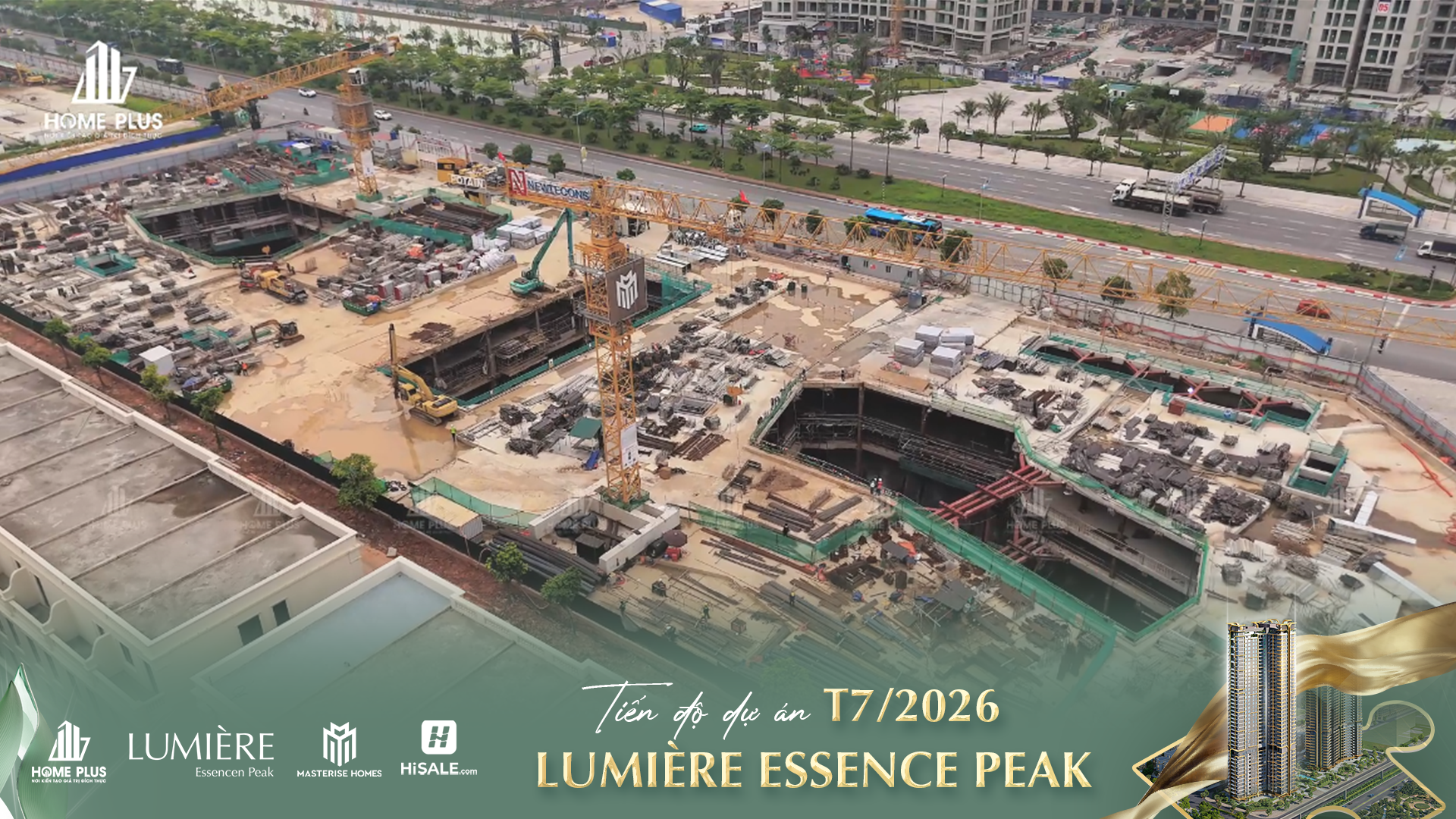 CẬP NHẬT TIẾN ĐỘ T7/2026 LUMIÈRE ESSENCE PEAK