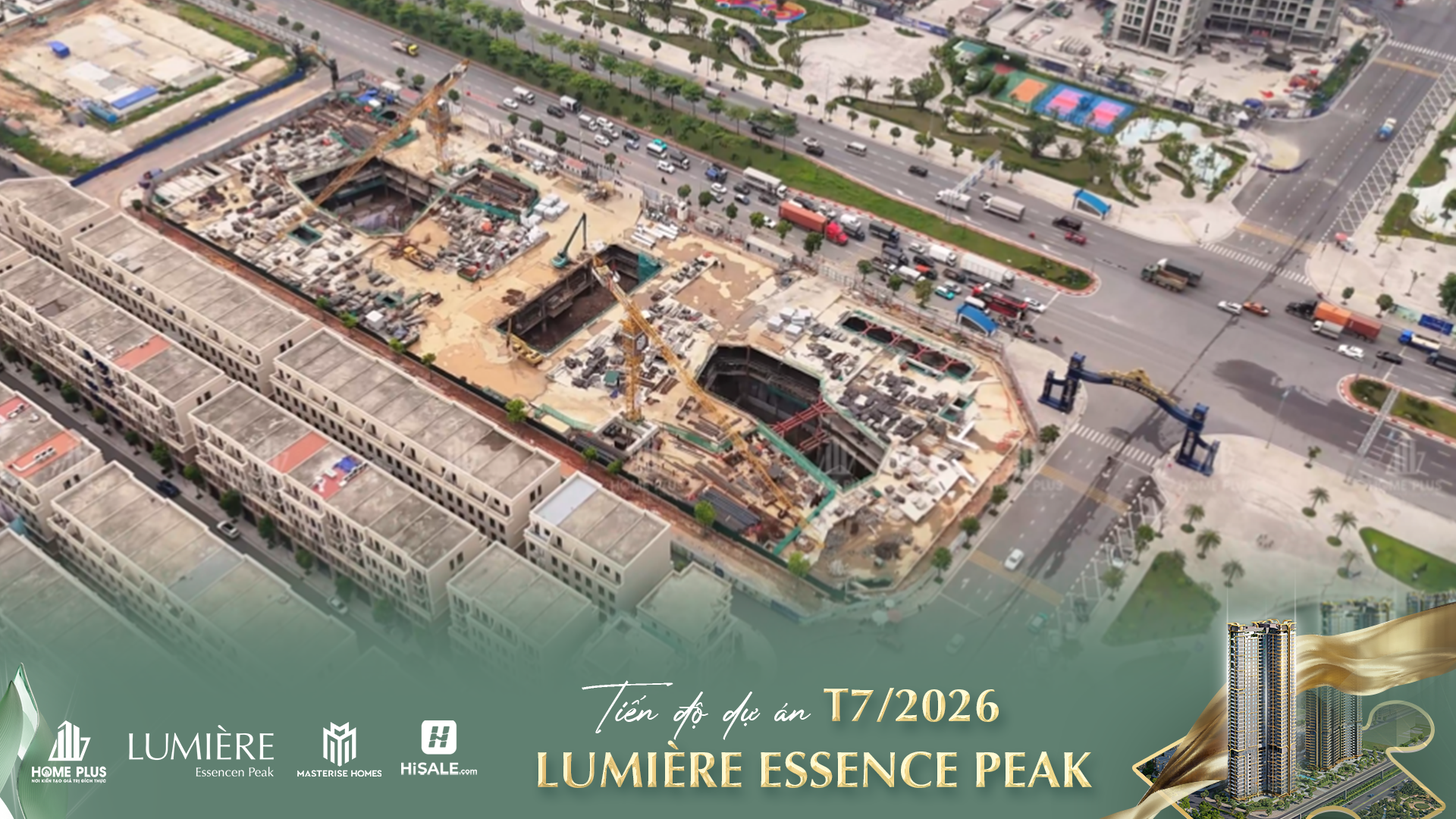 CẬP NHẬT TIẾN ĐỘ T7/2026 LUMIÈRE ESSENCE PEAK