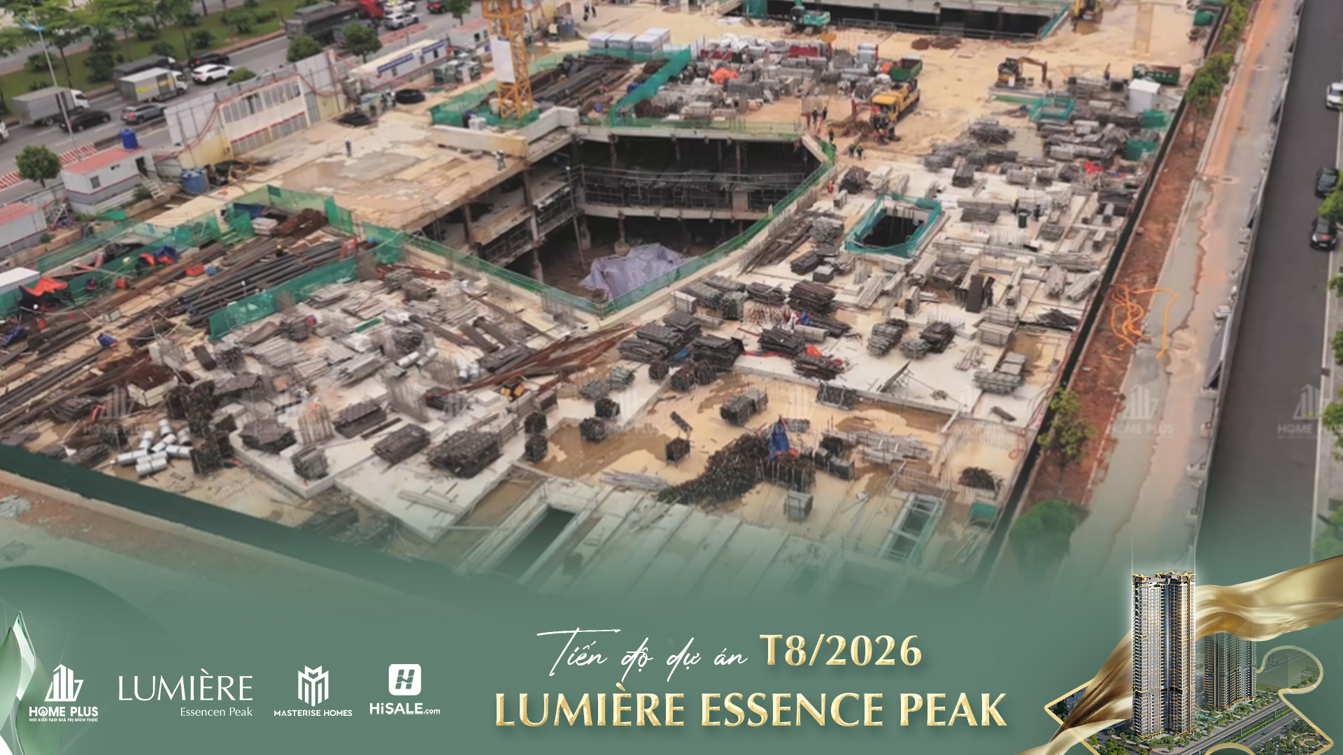CẬP NHẬT TIẾN ĐỘ T8/2026 LUMIÈRE ESSENCE PEAK